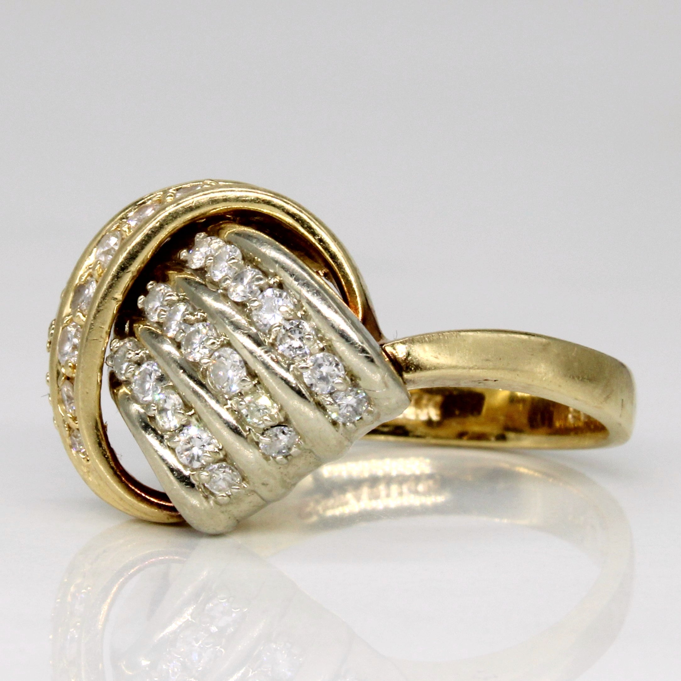 Diamond Knot Ring | 0.60ctw | SZ 6.25 |