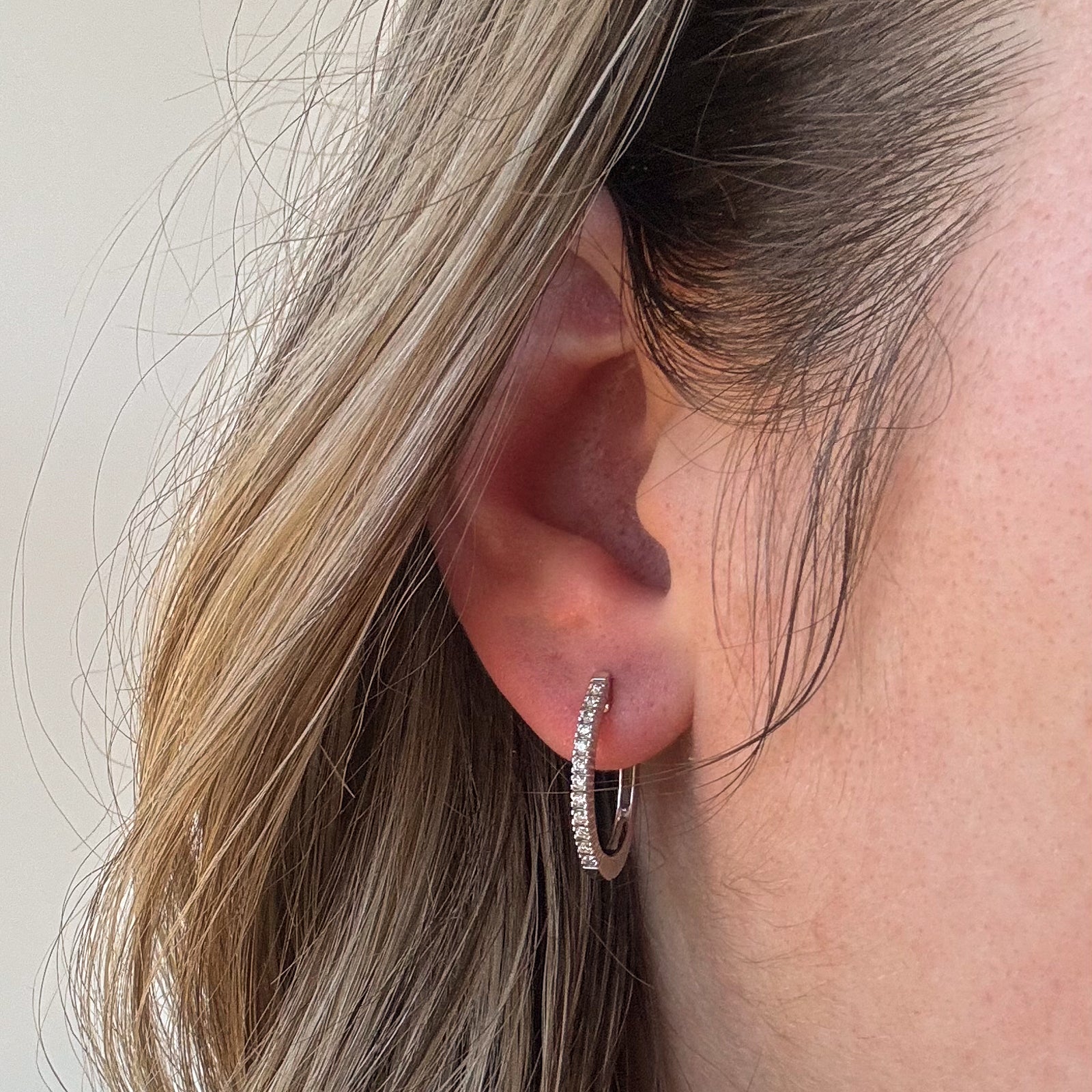 Diamond Hoop Earrings | 0.24ctw |