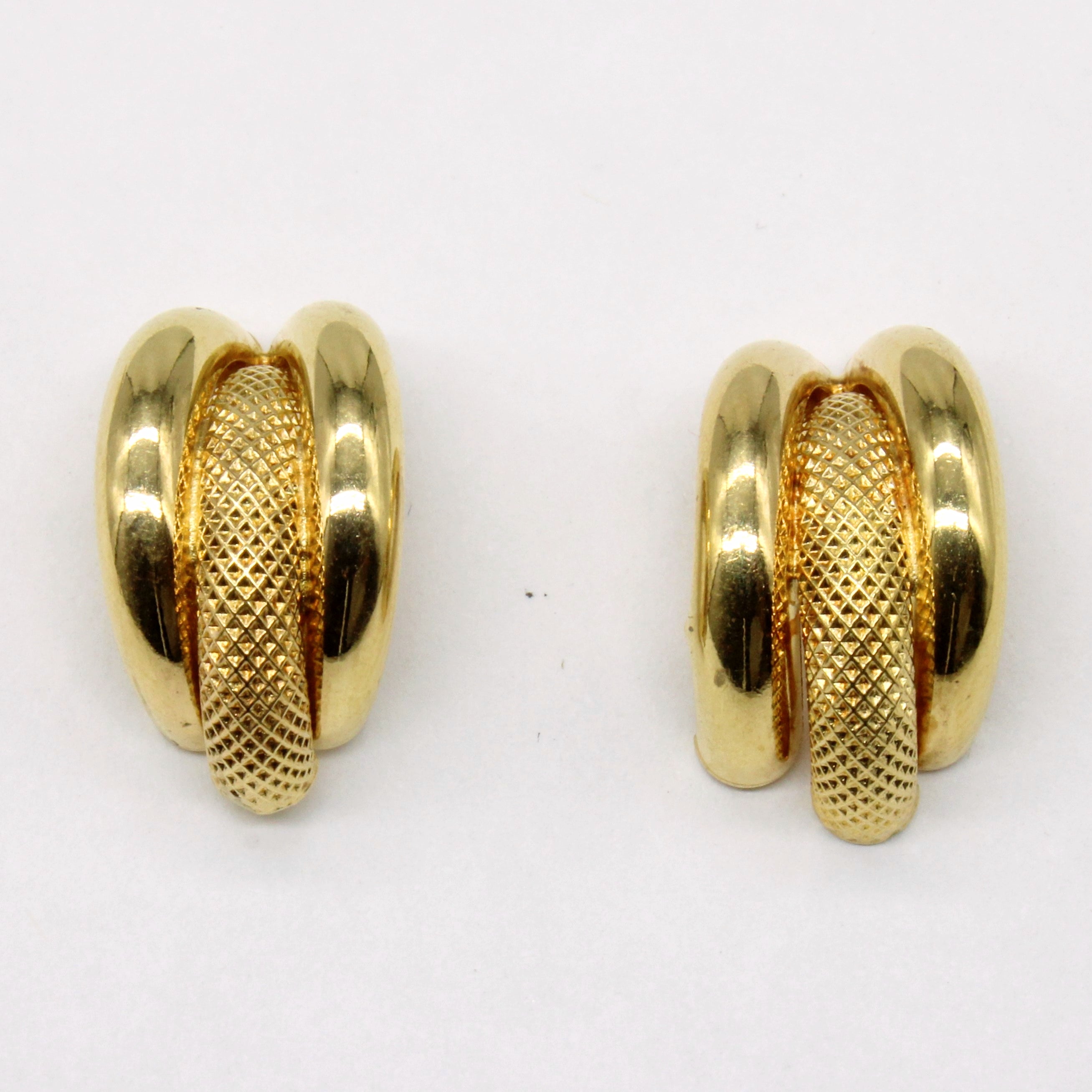 18k Yellow Gold Earrings