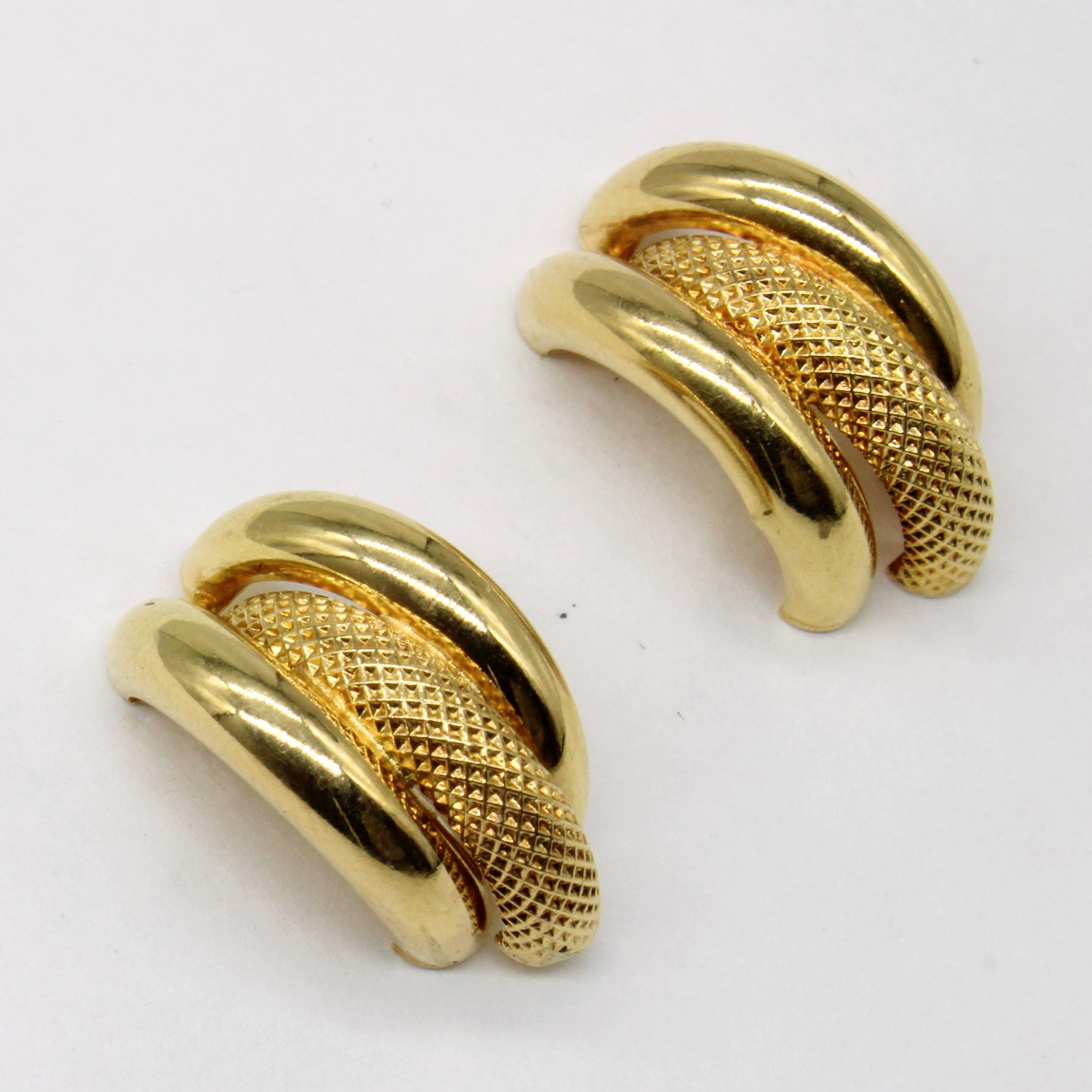 18k Yellow Gold Earrings