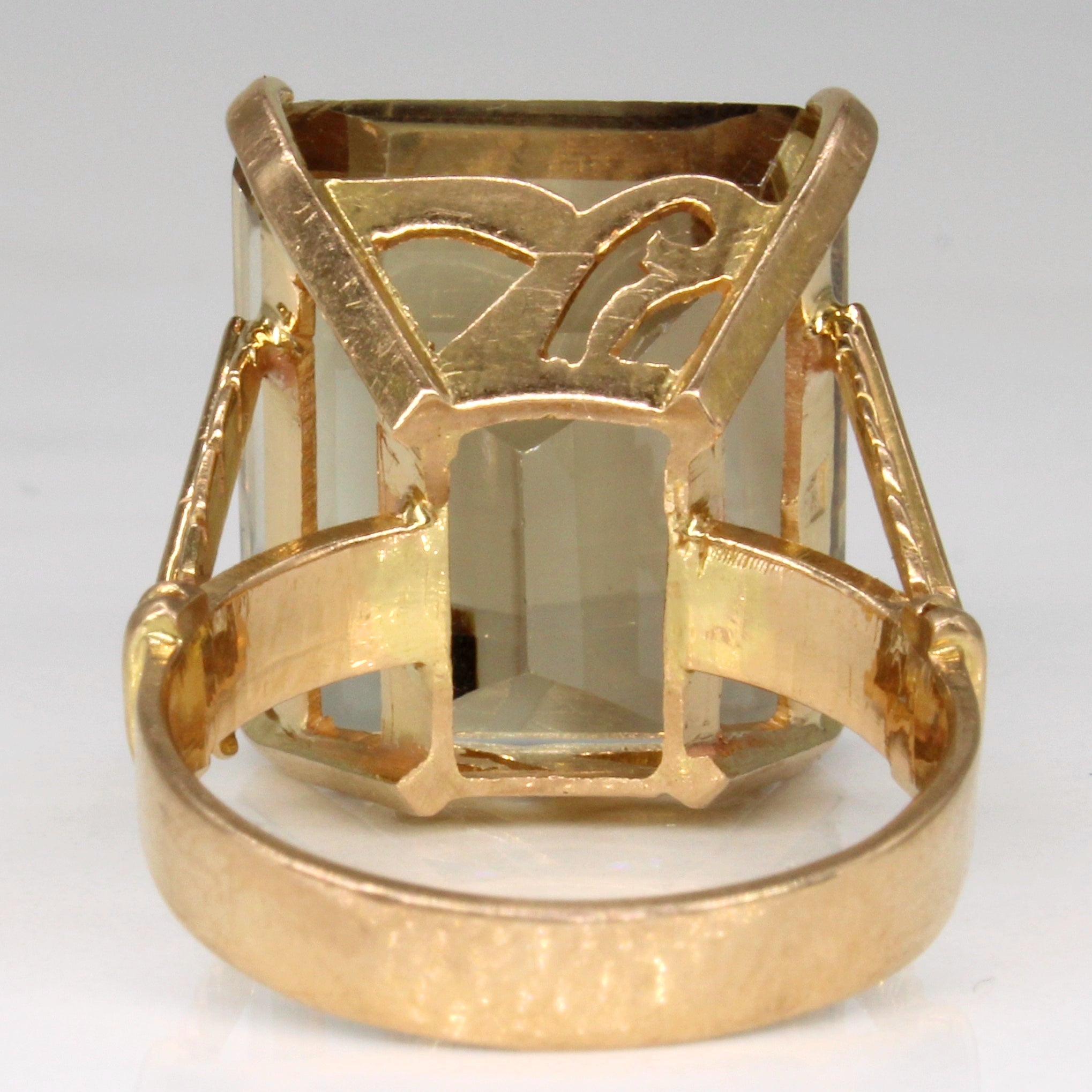 Smoky Quartz Cocktail Ring | 19.10ct | SZ 6.5 |