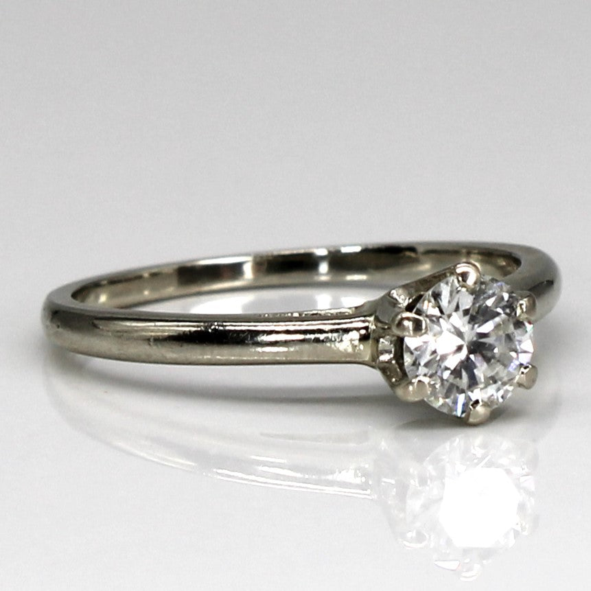 Six Prong Solitaire Diamond Ring | 0.58ct I1 F | SZ 7 |