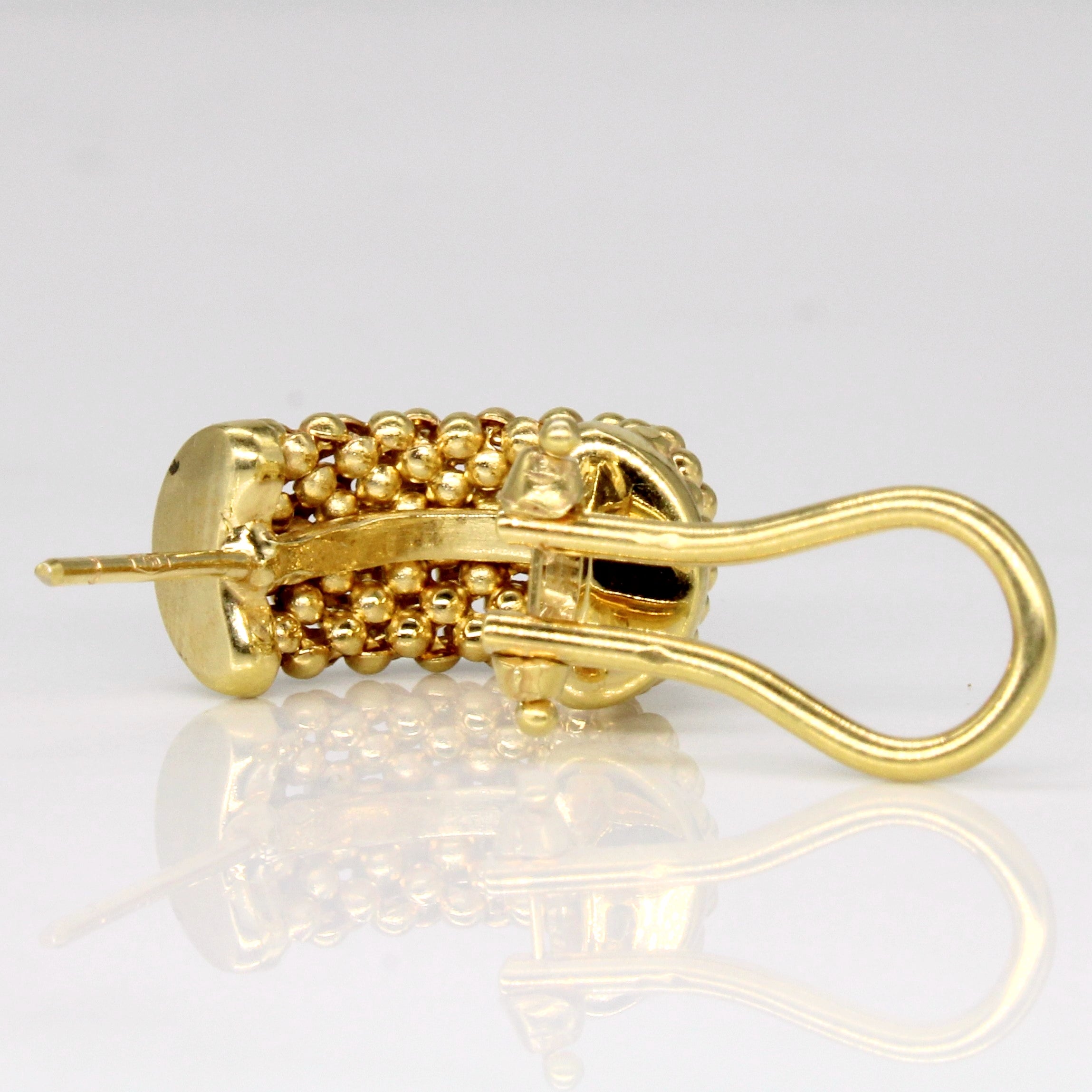 Boucles d'oreilles en or jaune 18 carats