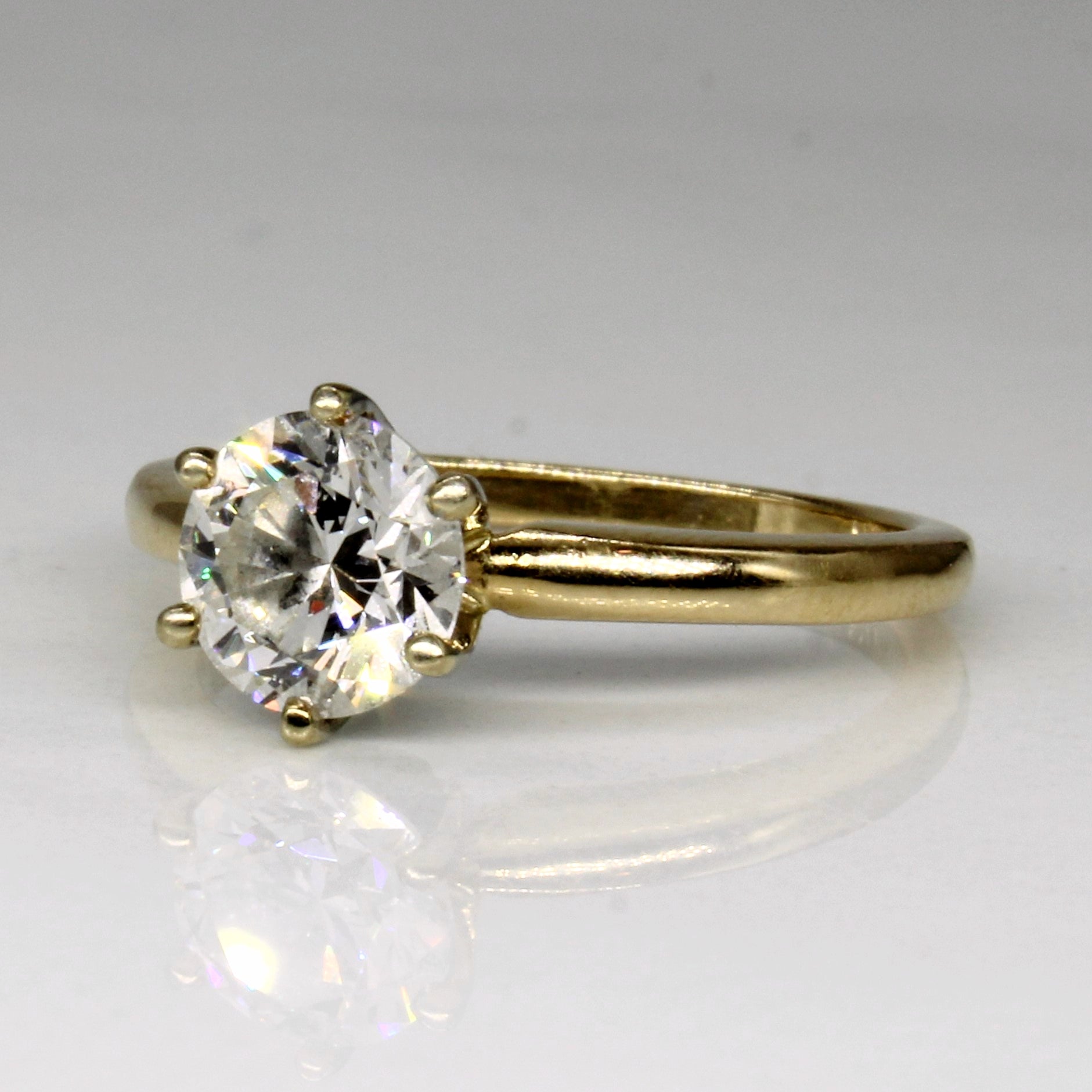 GIA Certified Diamond Engagement Ring | 1.02ct SI1 F Ex | SZ 5 |