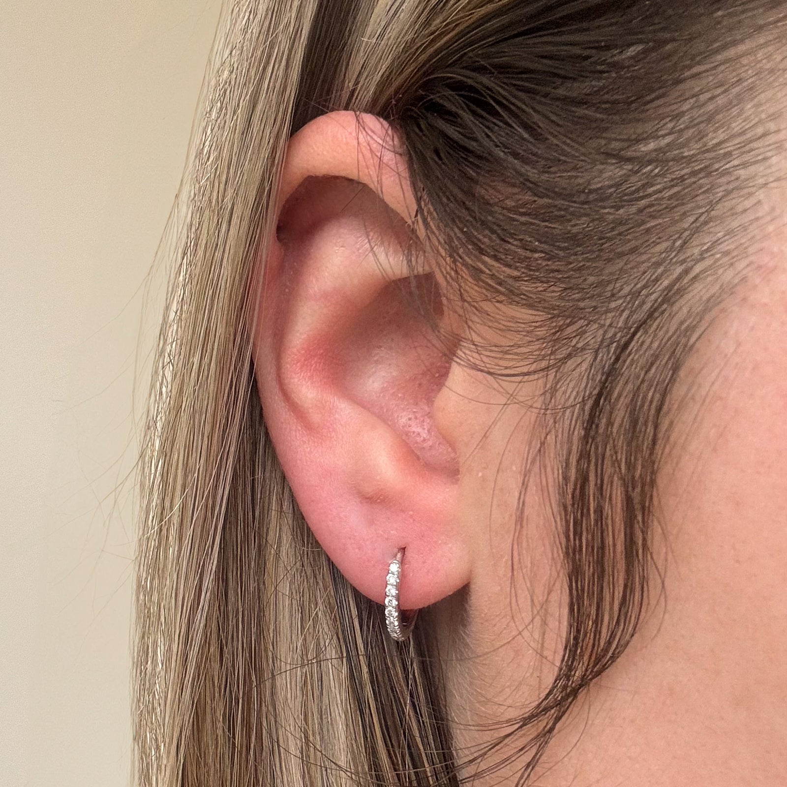 '100 Ways' White Gold Diamond Hoop Earrings 12mm | 0.14ctw |