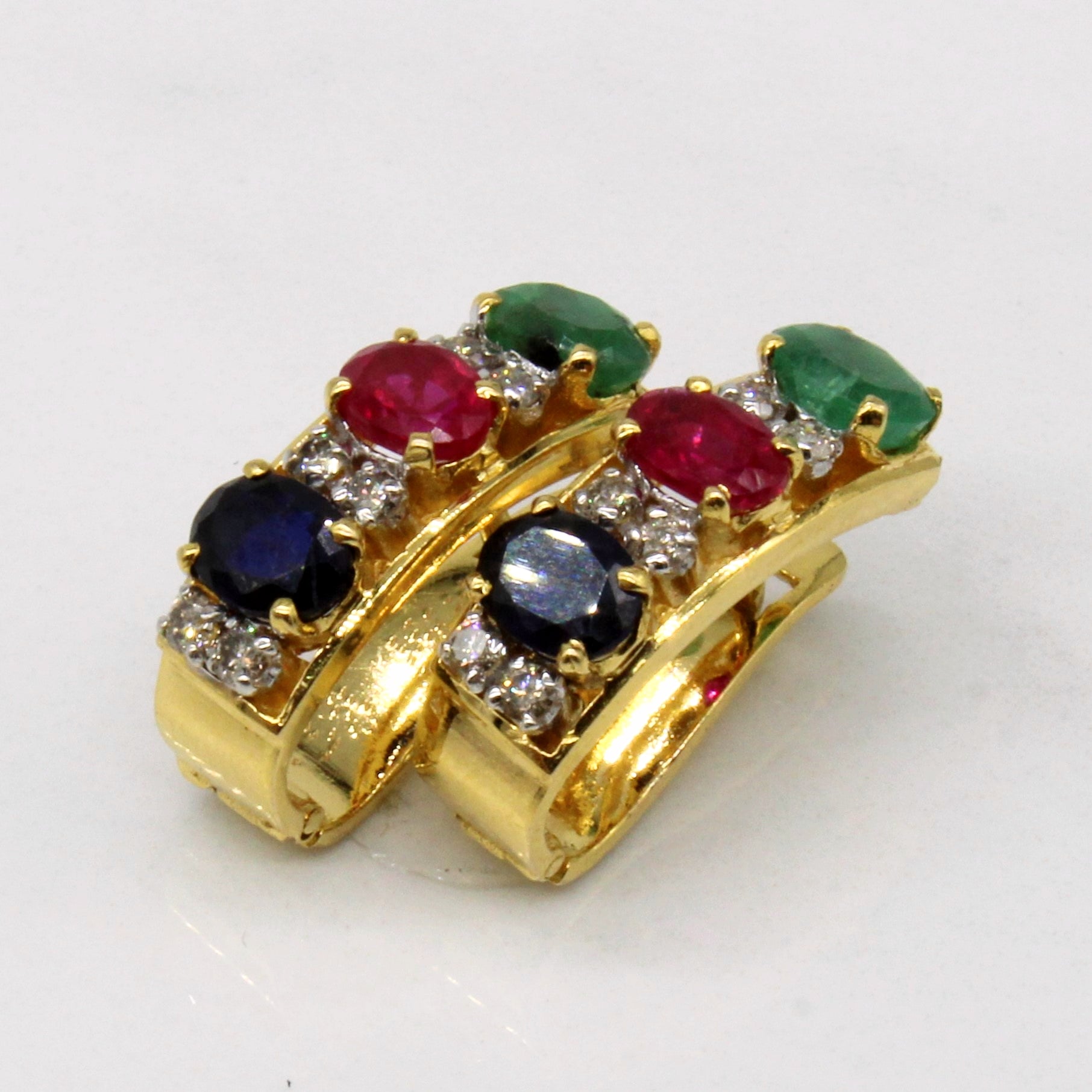 Multi Stone Pendant & Earrings | 8.50ctw 0.76ctw |