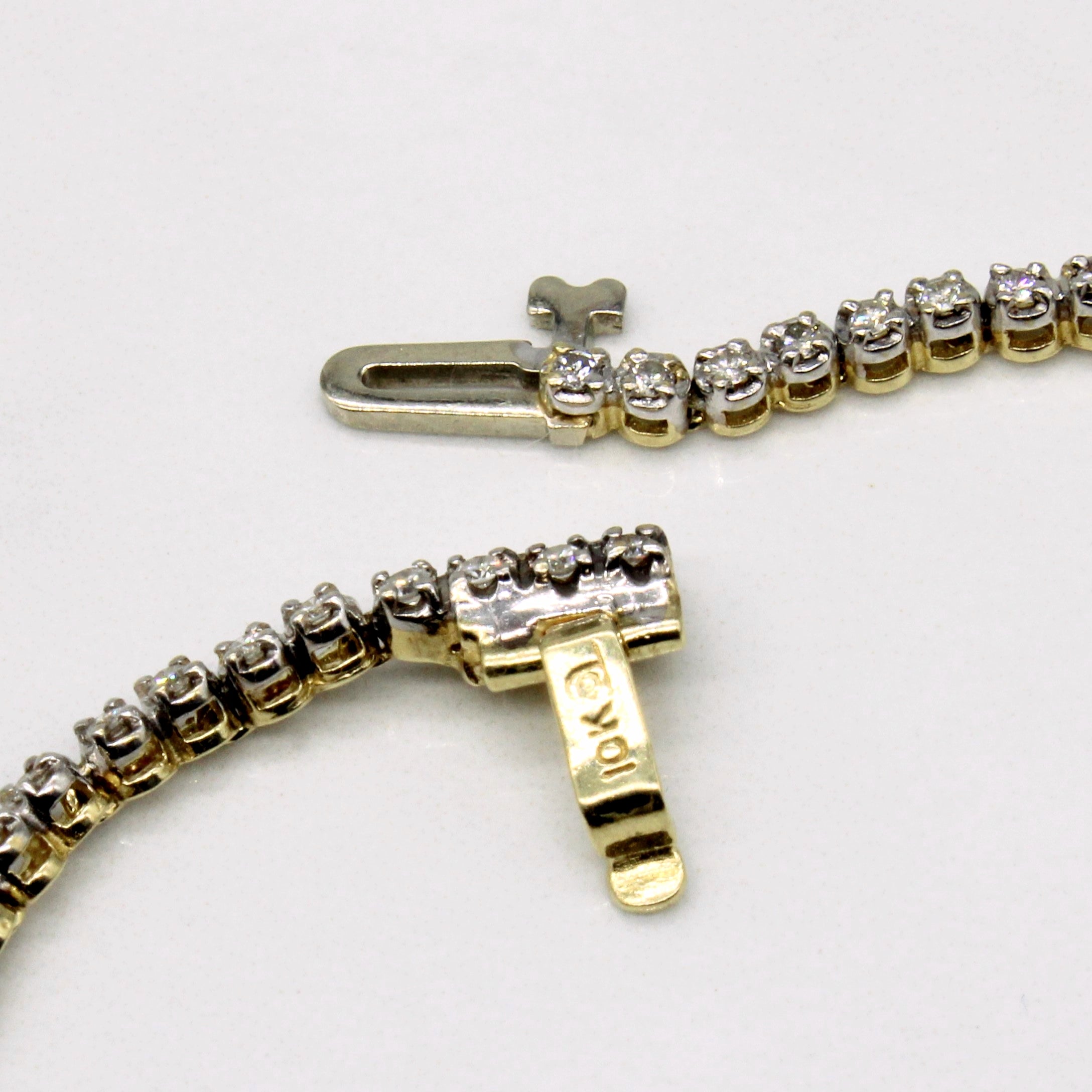 Illusion Set Diamond Tennis Bracelet | 1.00ctw | 7" |
