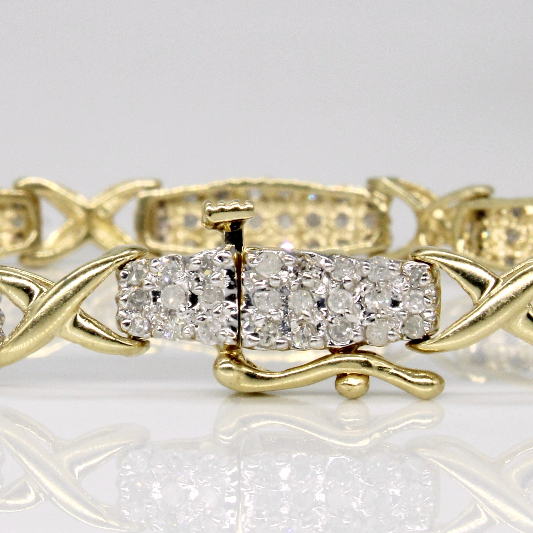 Pave Set Diamond Bracelet | 2.00ctw | 7" |