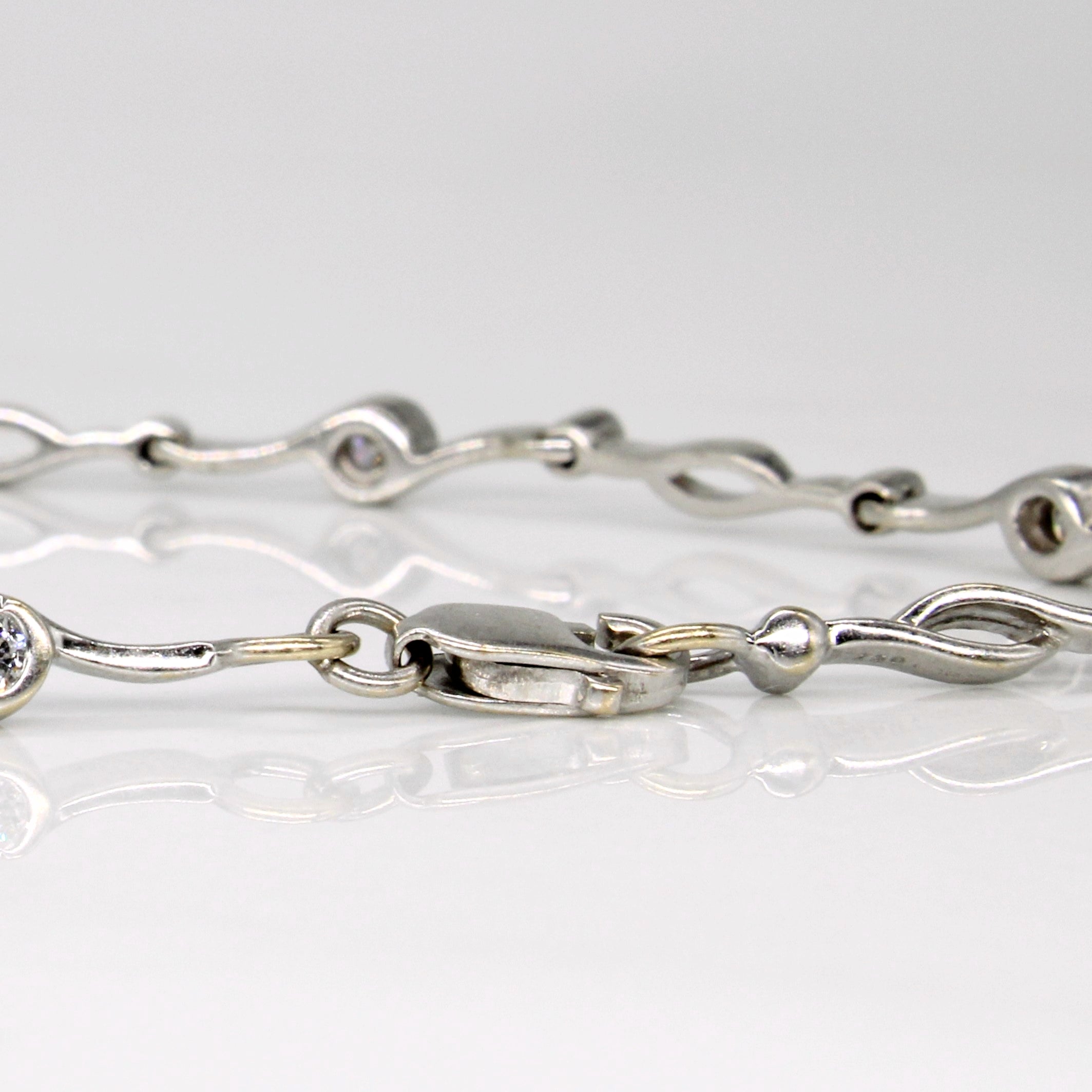 Bezel Set Diamond Bracelet | 0.28ctw | 7.25" |