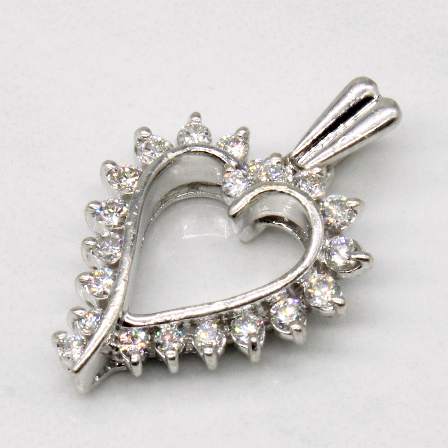 Diamond Heart Pendant | 0.32ctw |