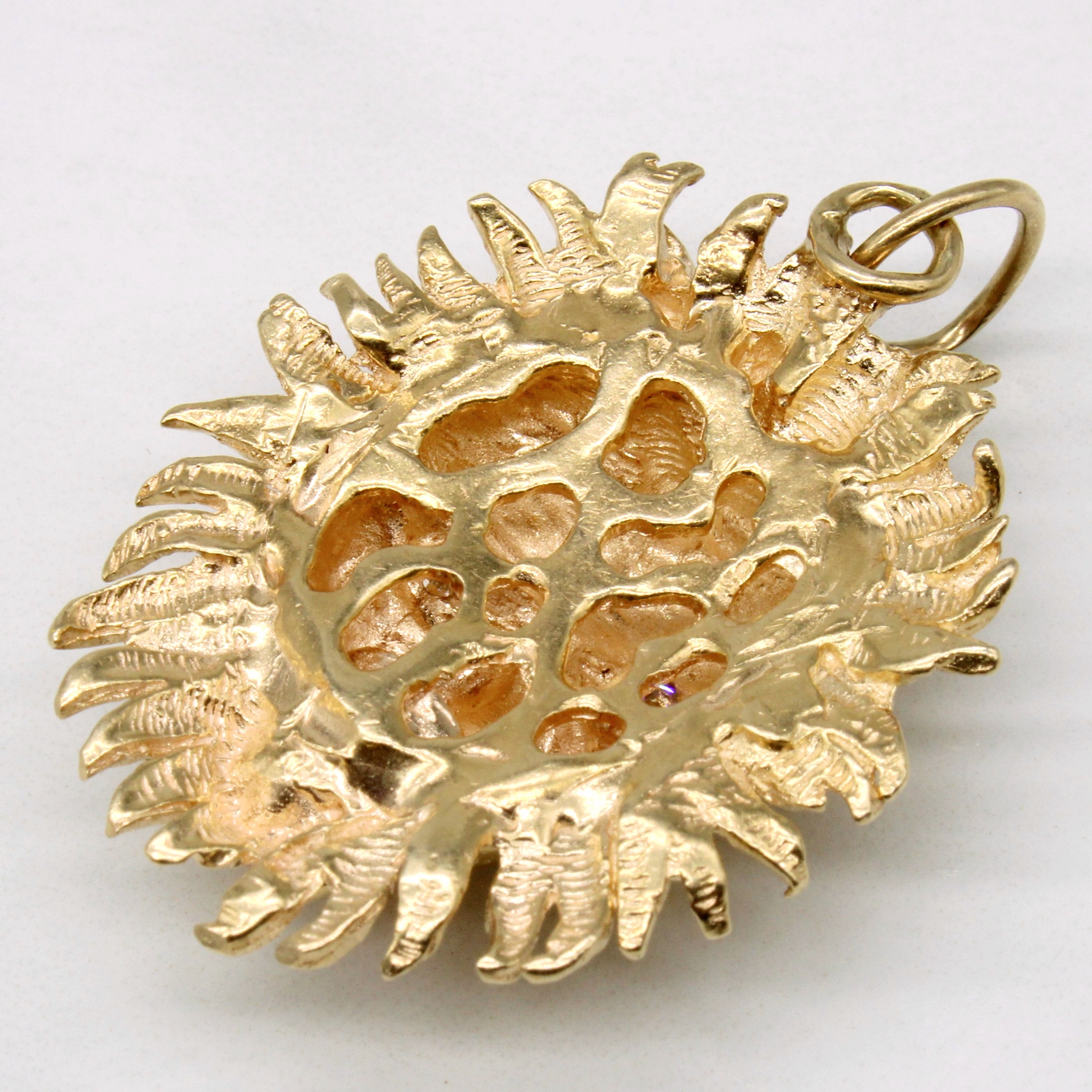 Diamond Lion Head Pendant | 0.25ctw |