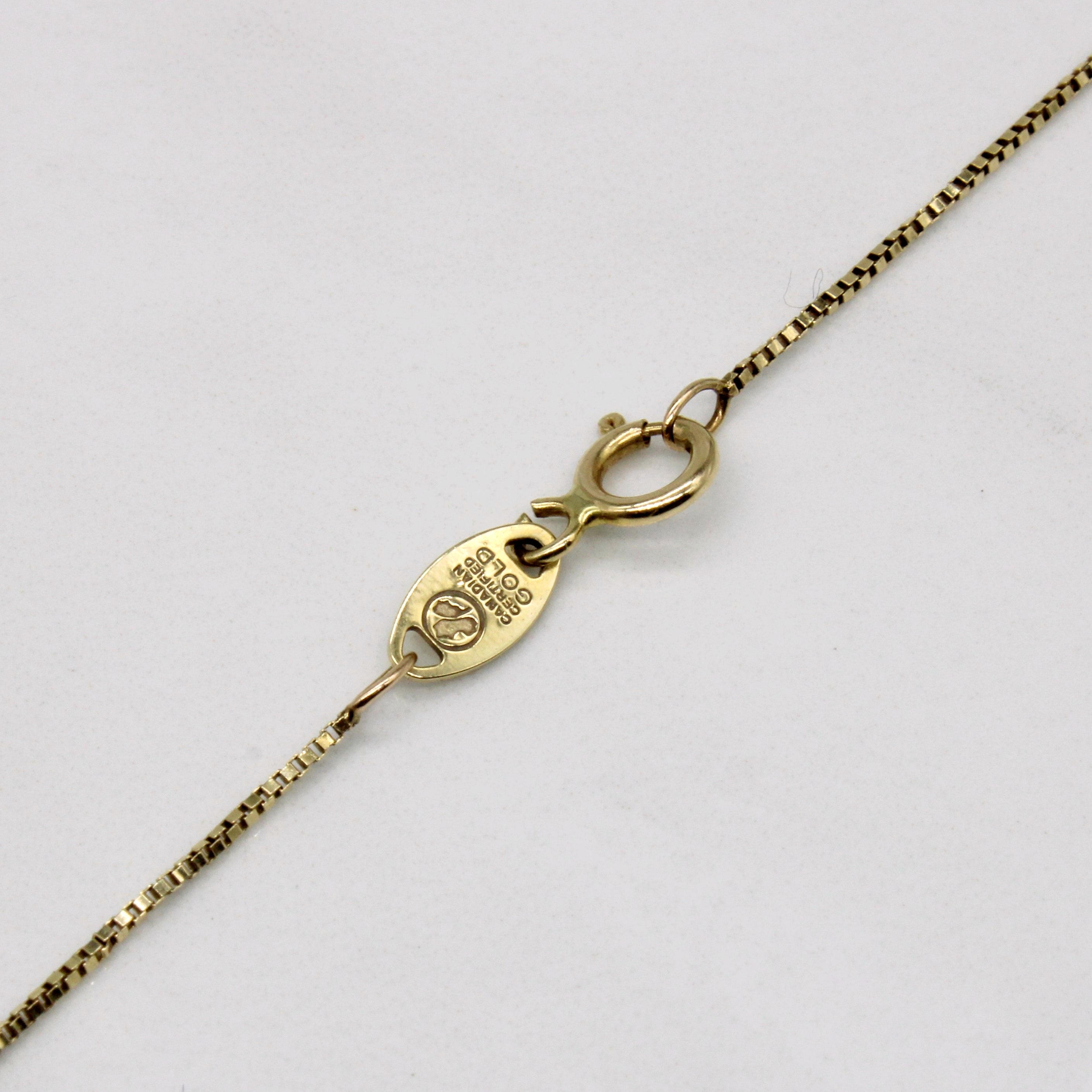 Diamond Circle Pendant & Necklace | 0.26ctw | 20" |
