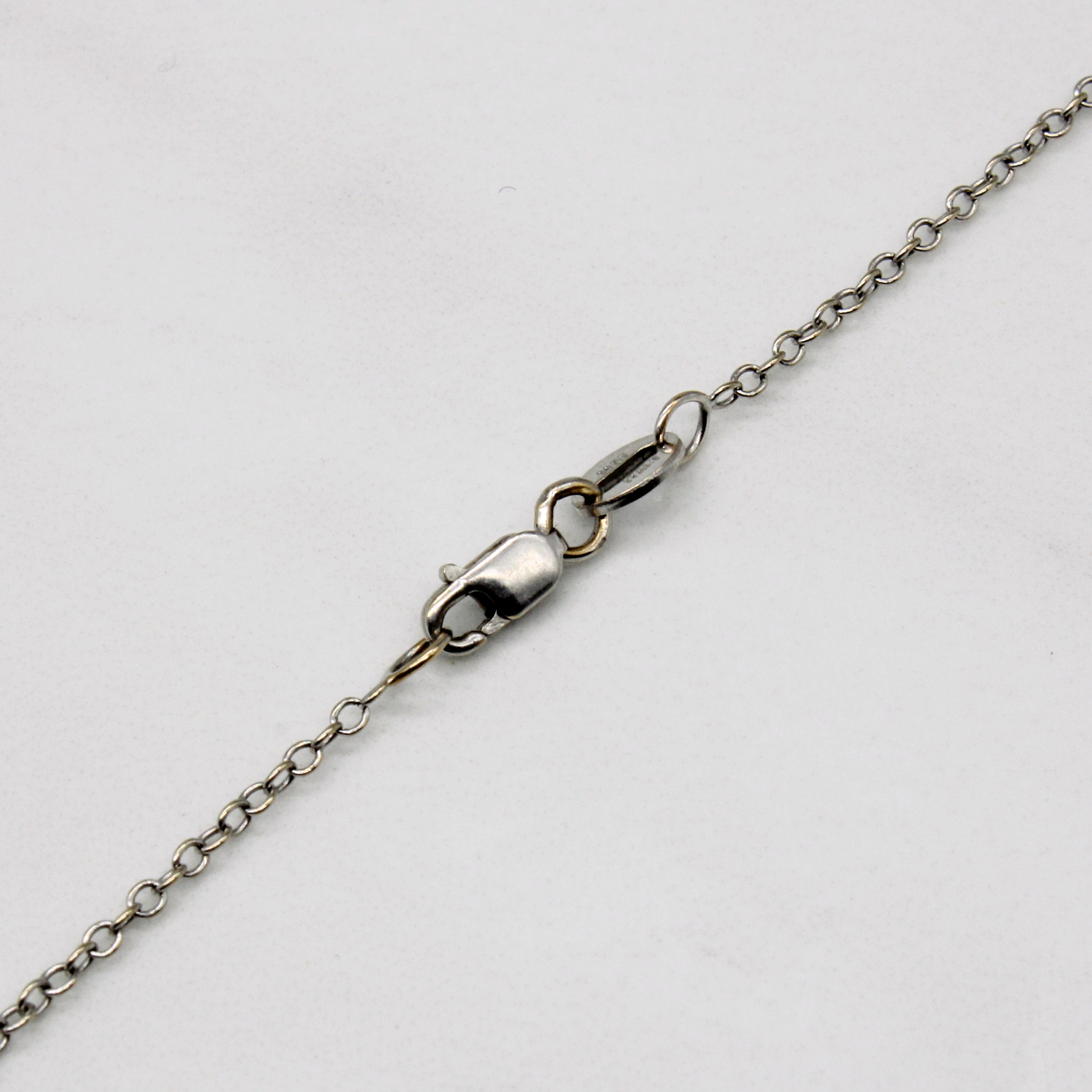 Diamond Circle Pendant | 0.04ct | 17" |