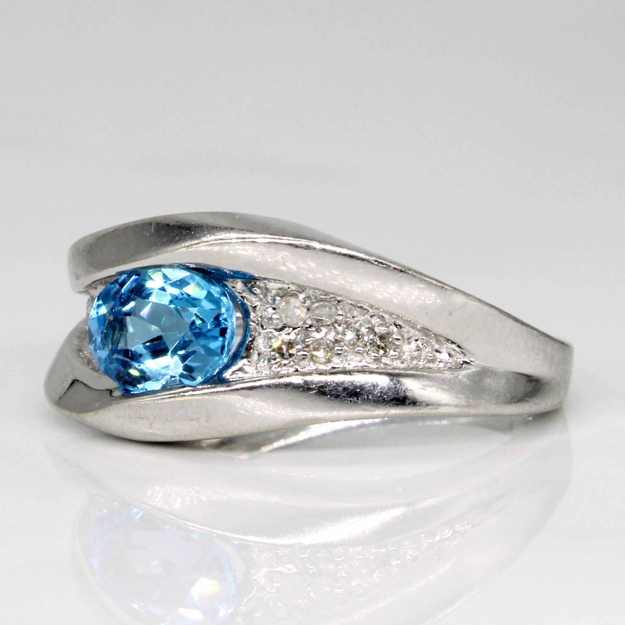 Topaz & Diamond Ring | 0.90ct, 0.06ctw | SZ 5.75 |