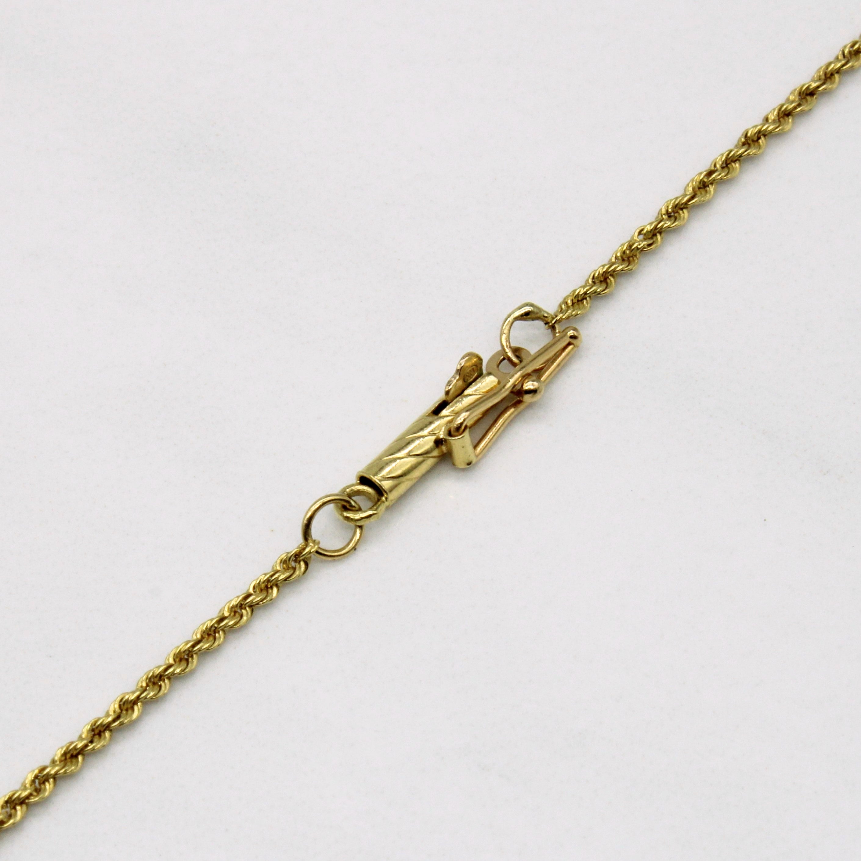 Illusion Set Diamond Pendant & Necklace | 0.35ct | 18" |