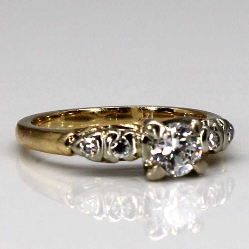 Five Stone Diamond Classic 14k Ring | 0.40ctw | SZ 4 |