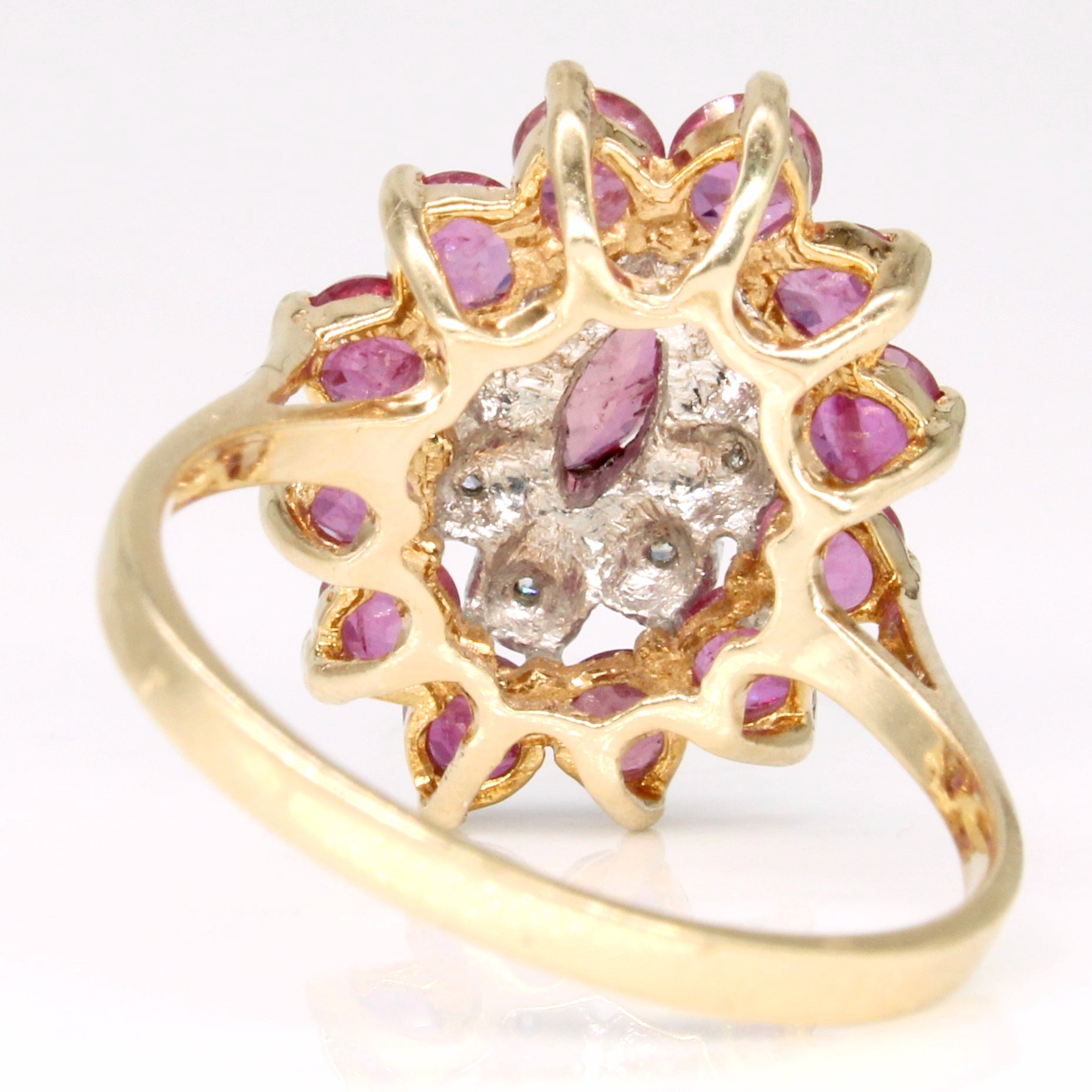 Ruby & Diamond Cocktail Ring | 1.60ctw, 0.04ctw | SZ 6.75 |