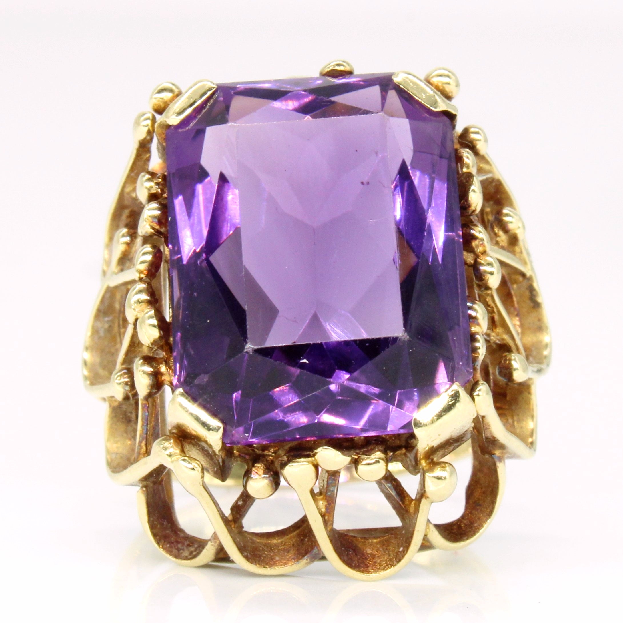 Amethyst Cocktail Ring | 11.00ct | SZ 6 |