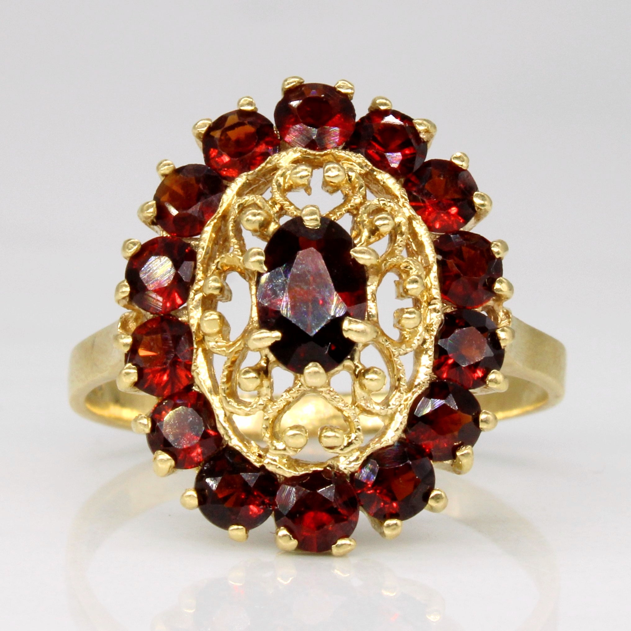Garnet Cocktail Ring | 1.30ctw | SZ 6.75 |