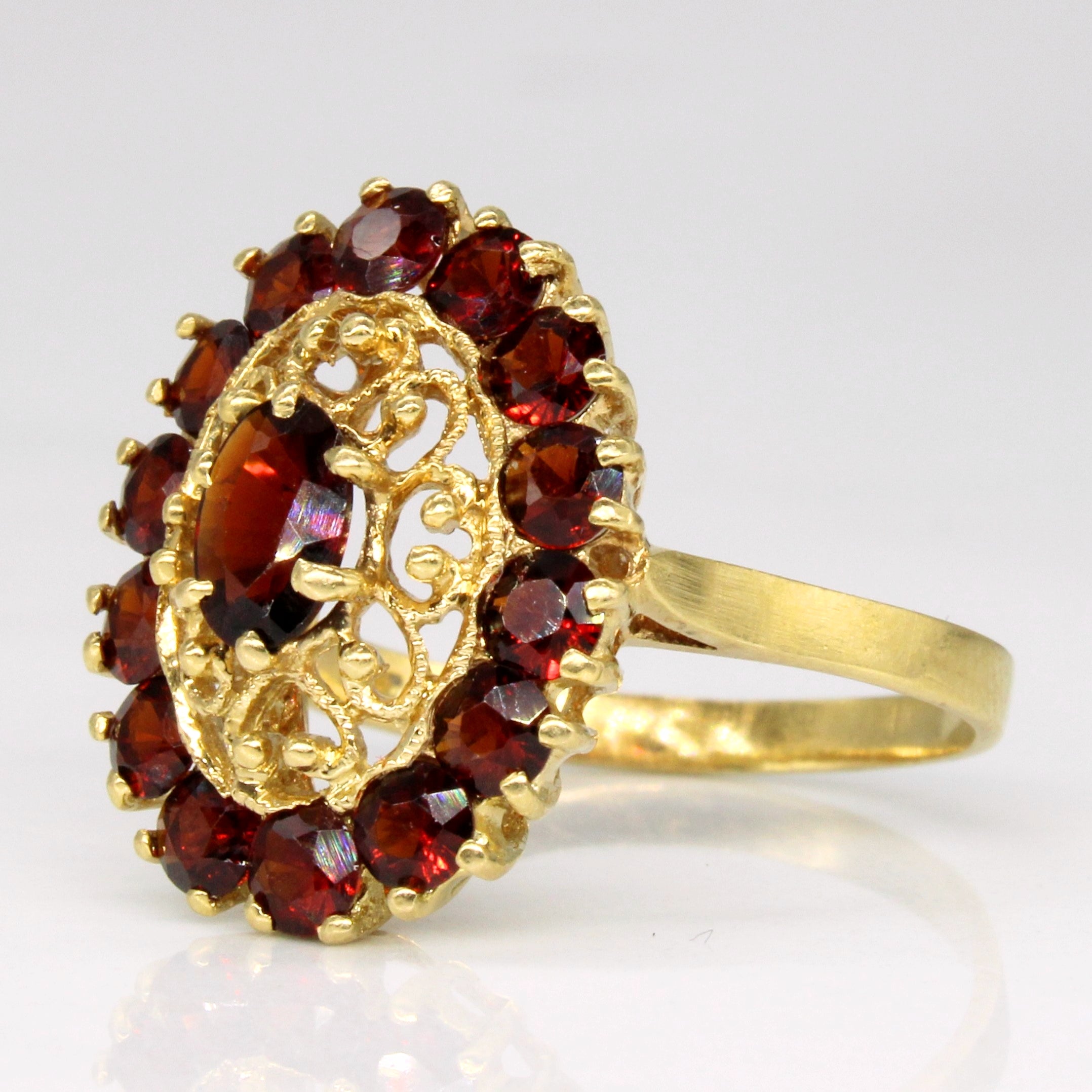 Garnet Cocktail Ring | 1.30ctw | SZ 6.75 |