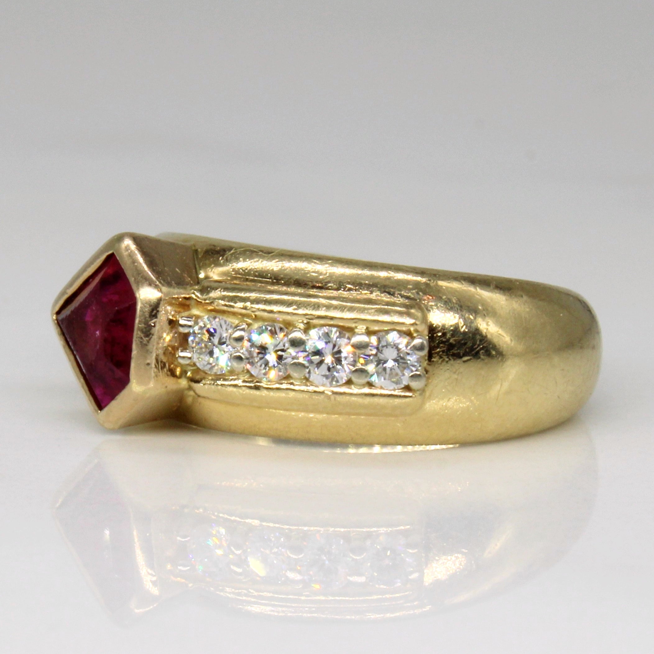Birks' Tourmaline & Diamond Cocktail Ring | 1.00ct, 0.20ctw | SZ 5.25 |