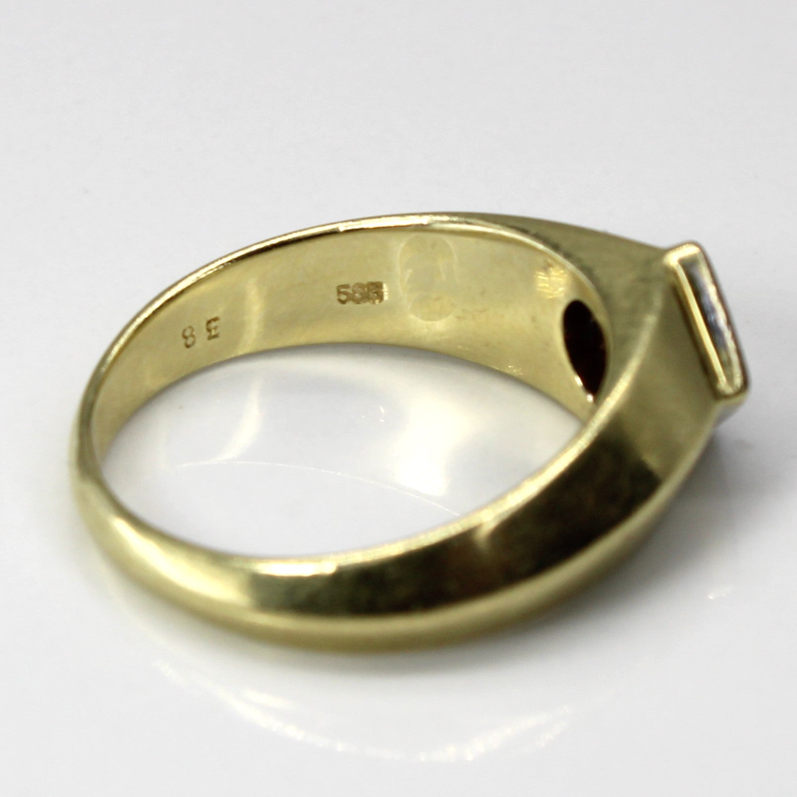 Solitaire Diamond 14k Ring | 0.38ct | SZ 9.5 |