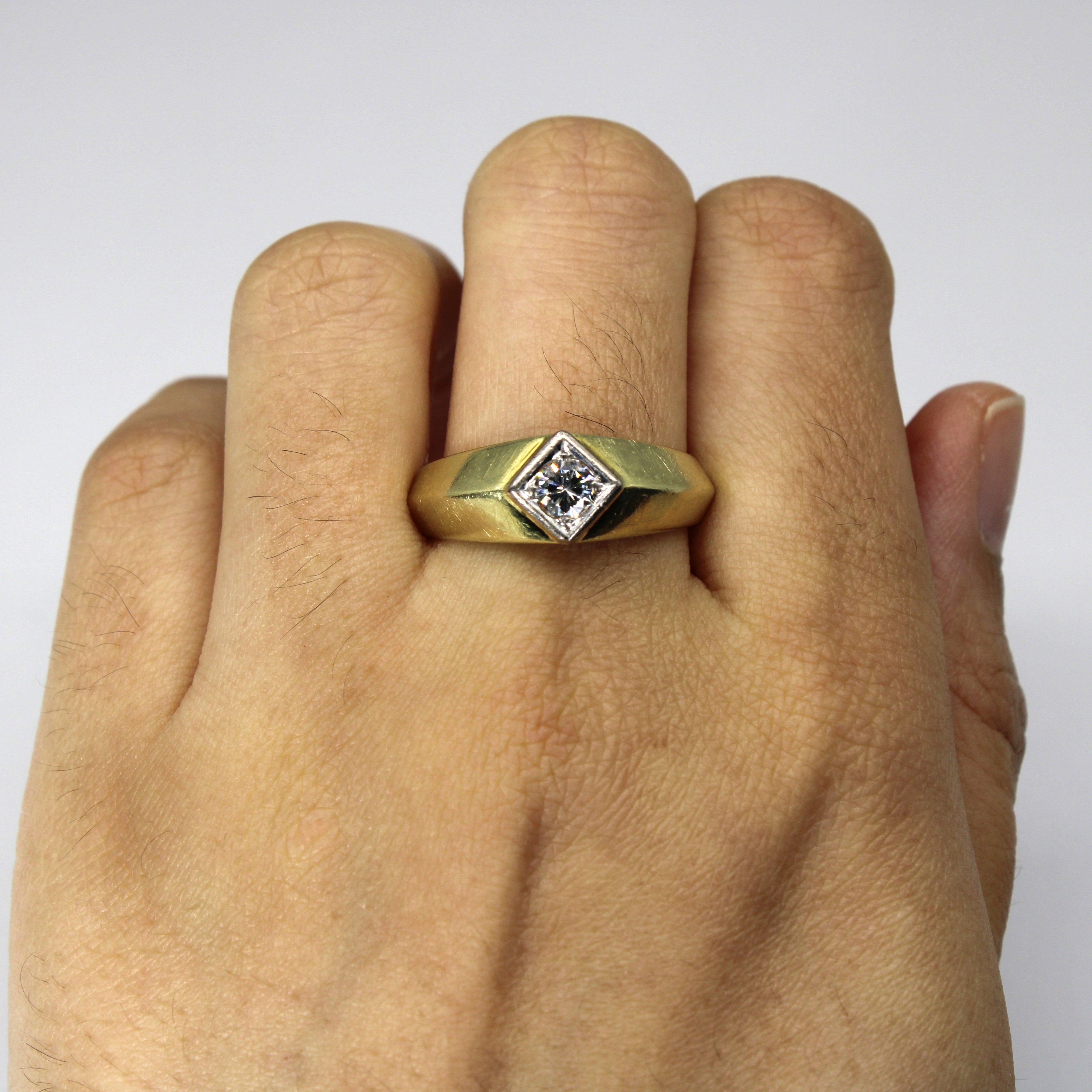 Solitaire Diamond 14k Ring | 0.38ct | SZ 9.5 |