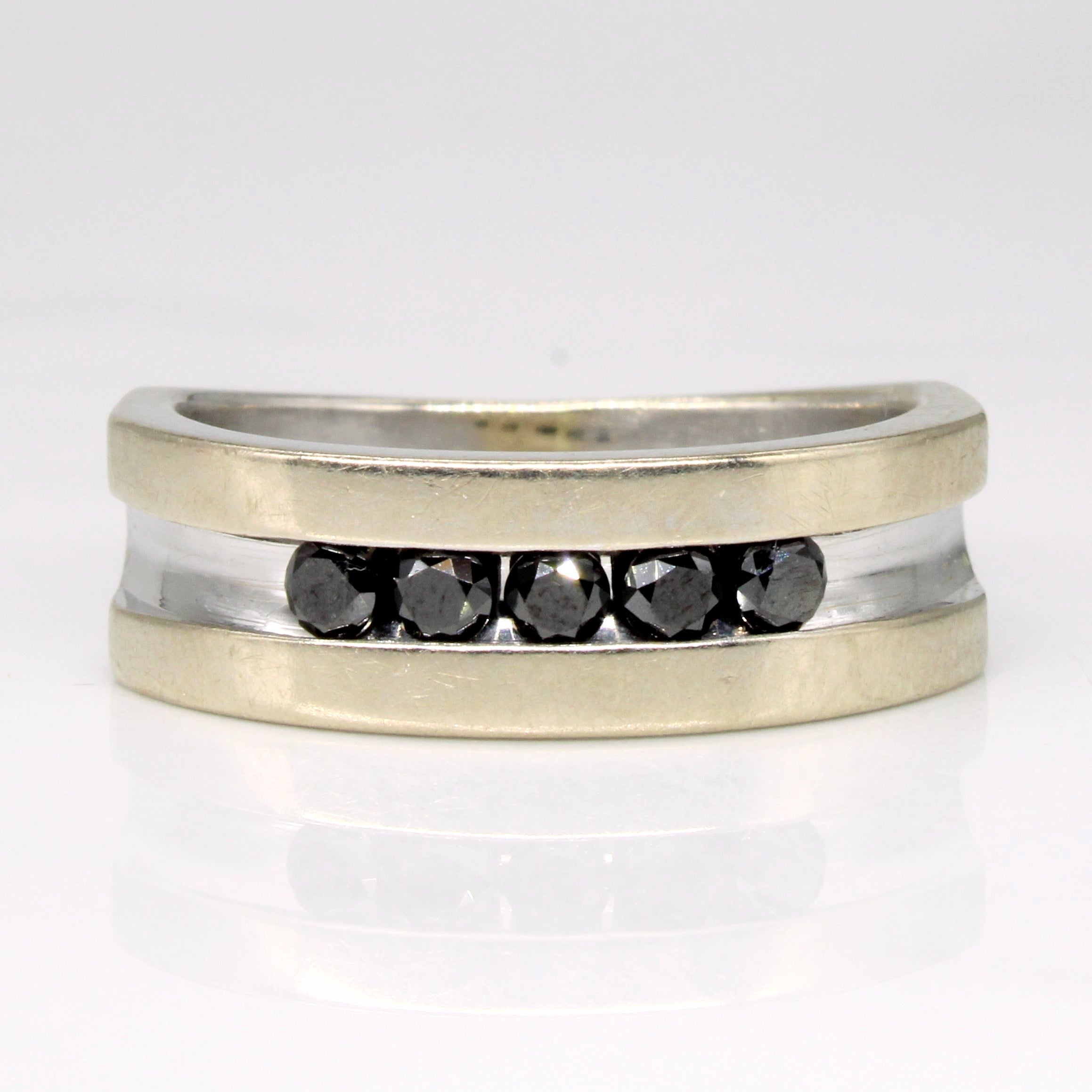 'Effy' Black Diamond Ring | 0.33ctw | SZ 9.25 |