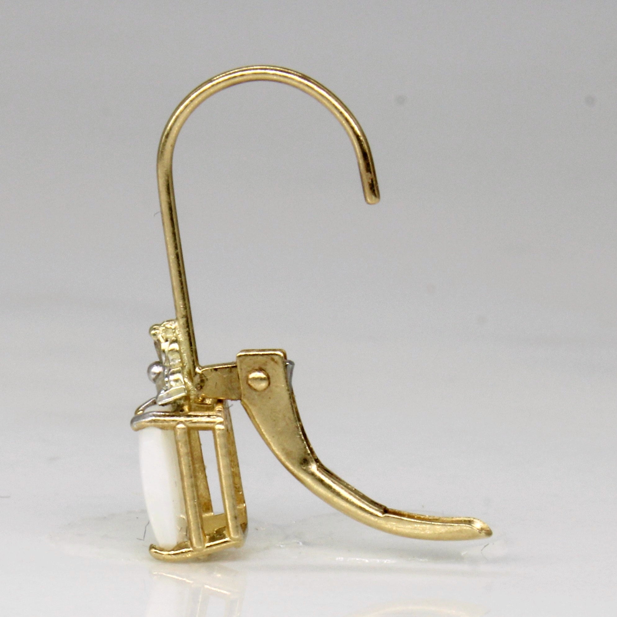 Opal & Diamond Earrings | 0.50ctw, 0.02ctw |