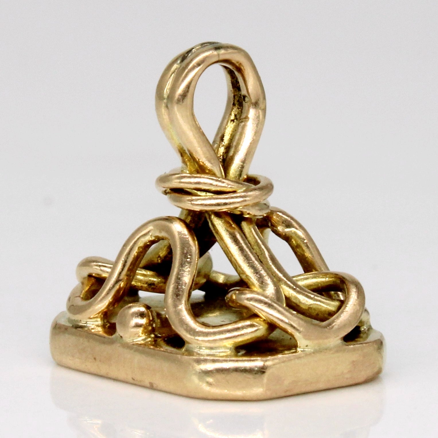 14k Yellow Gold Stamp Pendant