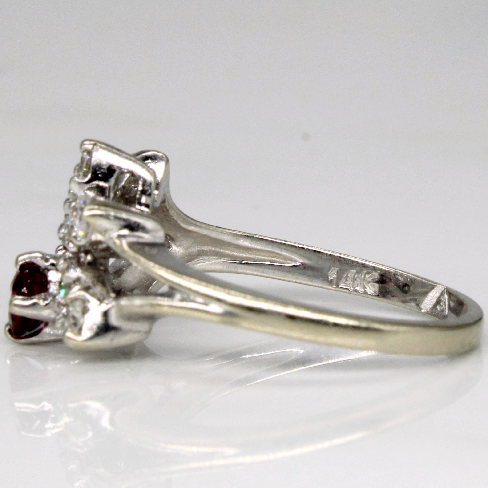 Diamond & Ruby Ring | 0.30ctw, 0.25ct | SZ 5.5 |