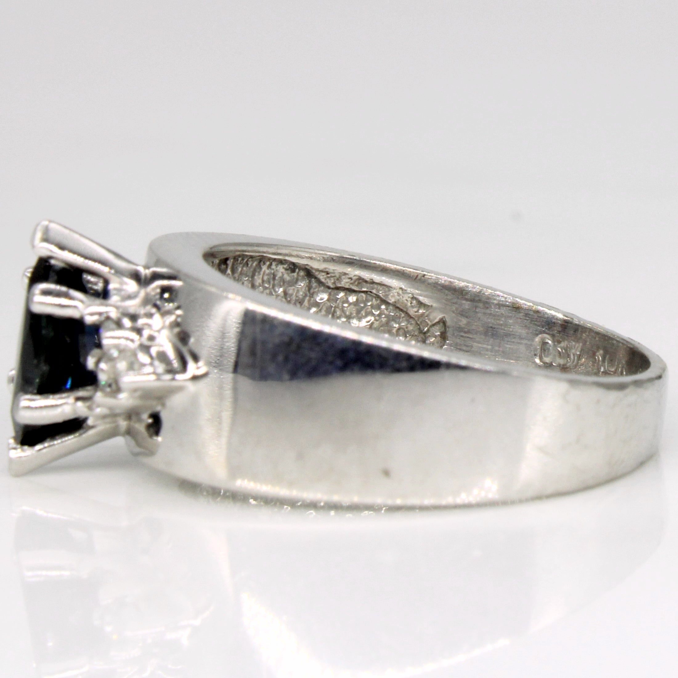 Sapphire & Diamond Ring | 0.65ct, 0.06ctw | SZ 6.75 |