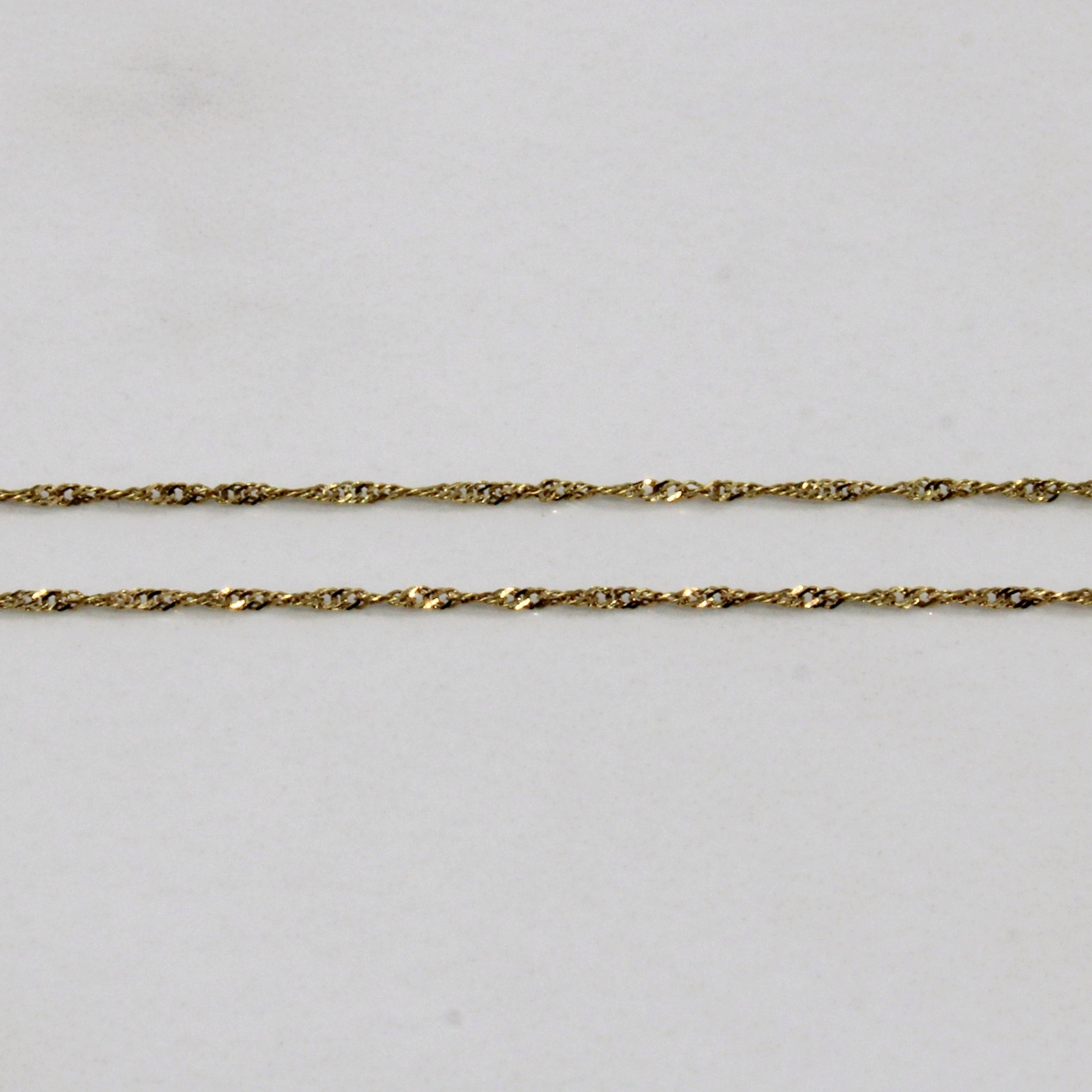Citrine & Diamond Square Pendant Necklace | 1.85ct, 0.09ctw | 18" |