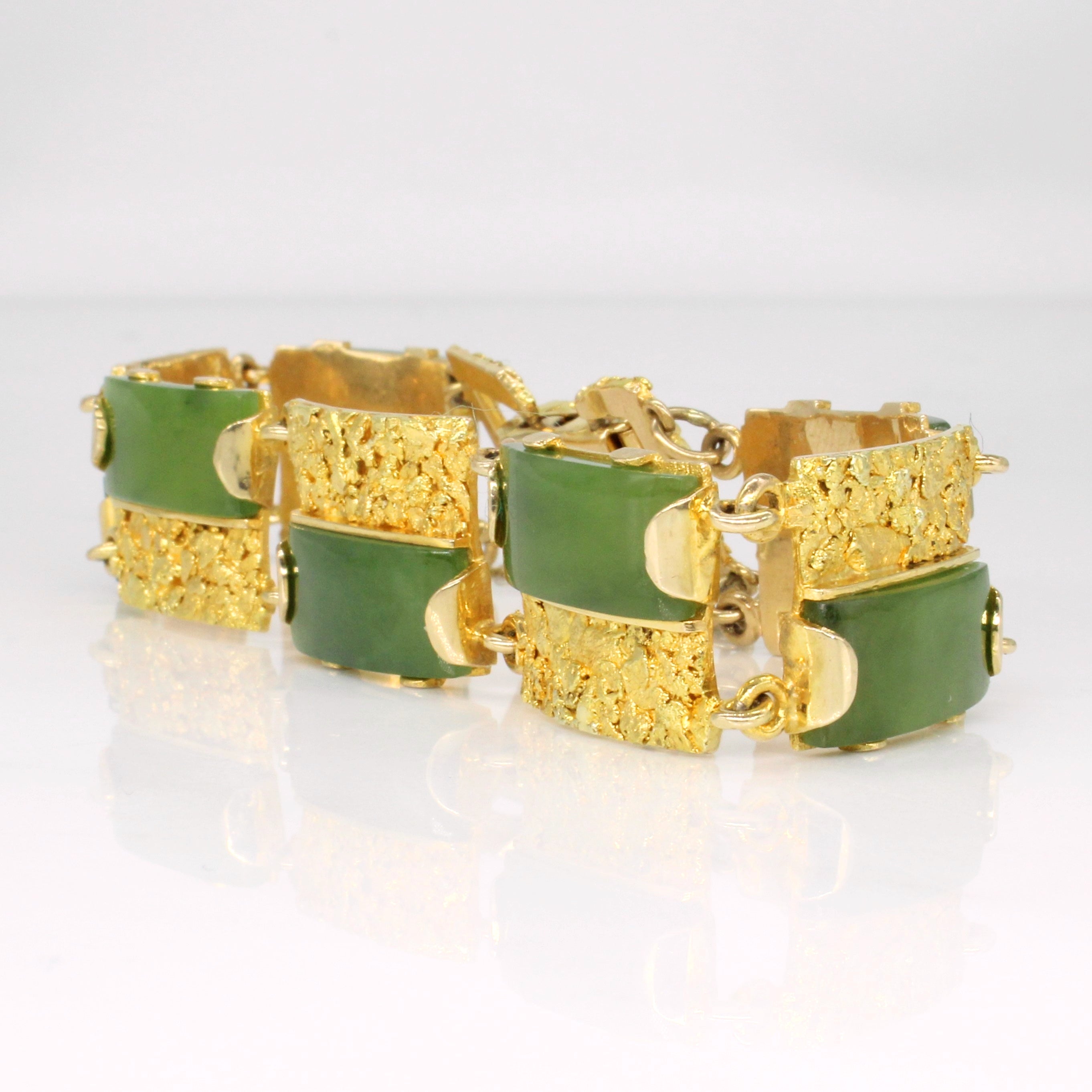 Nephrite Jade Bracelet | 24.50ctw | 8" |