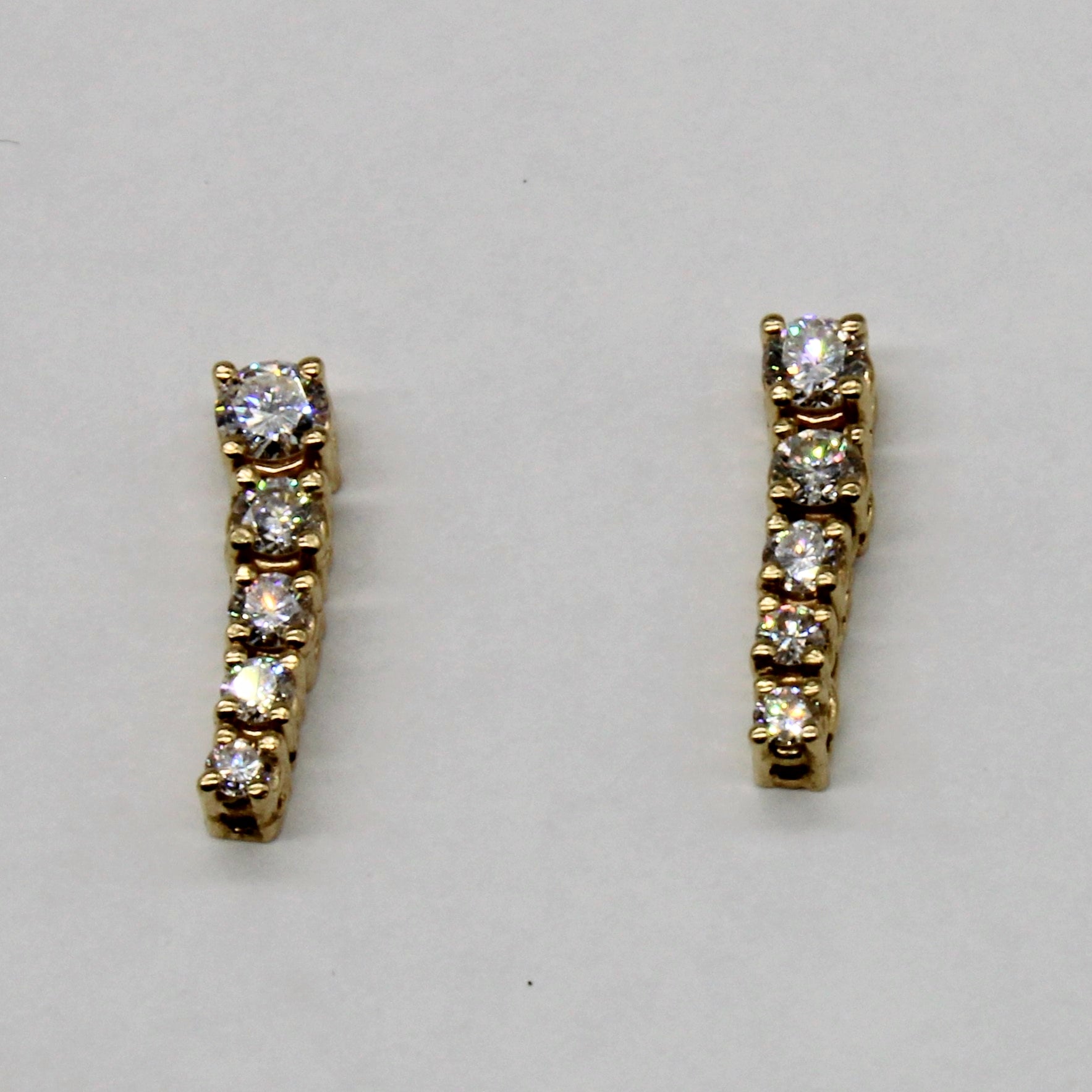 Diamond Drop Earrings | 0.70ctw |