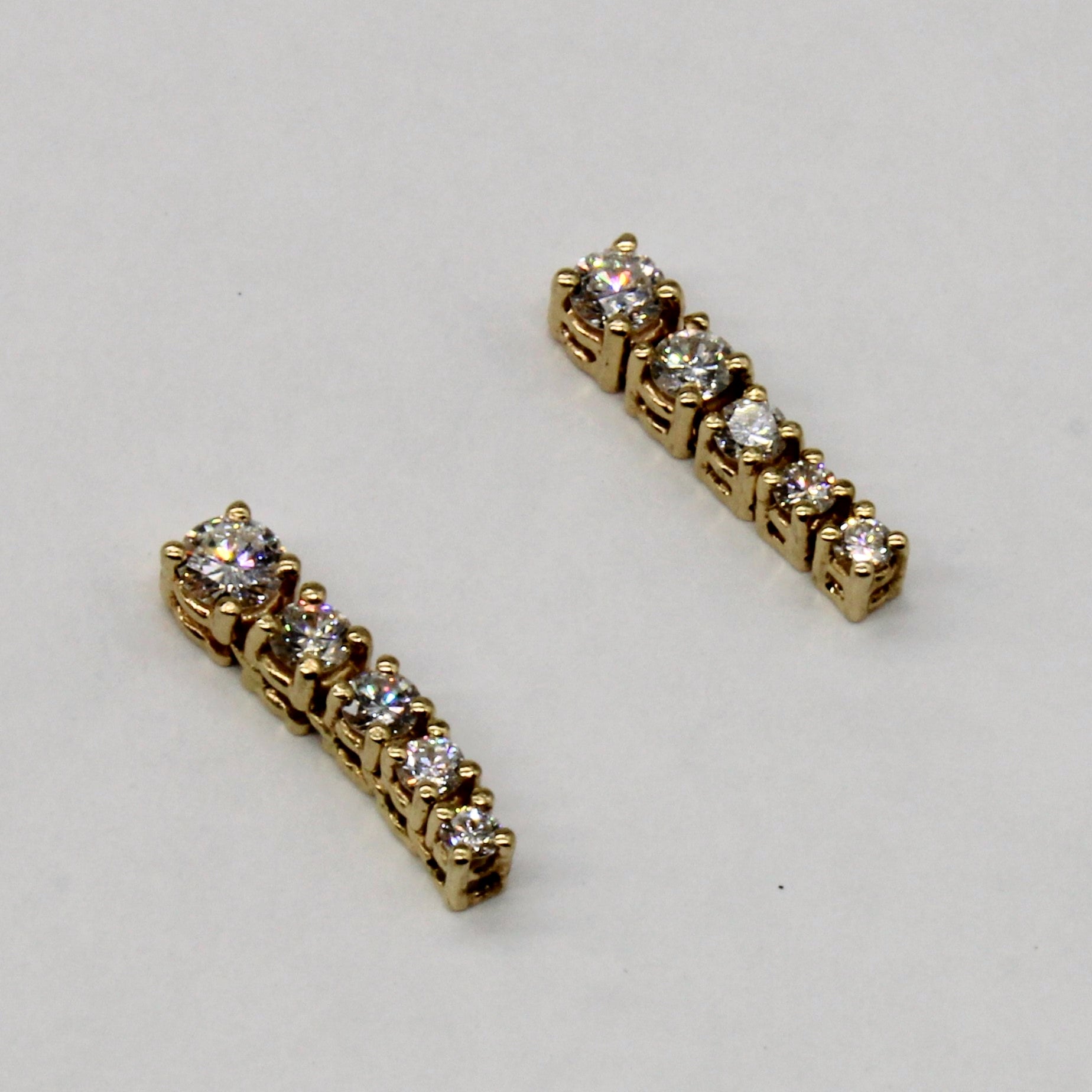 Diamond Drop Earrings | 0.70ctw |