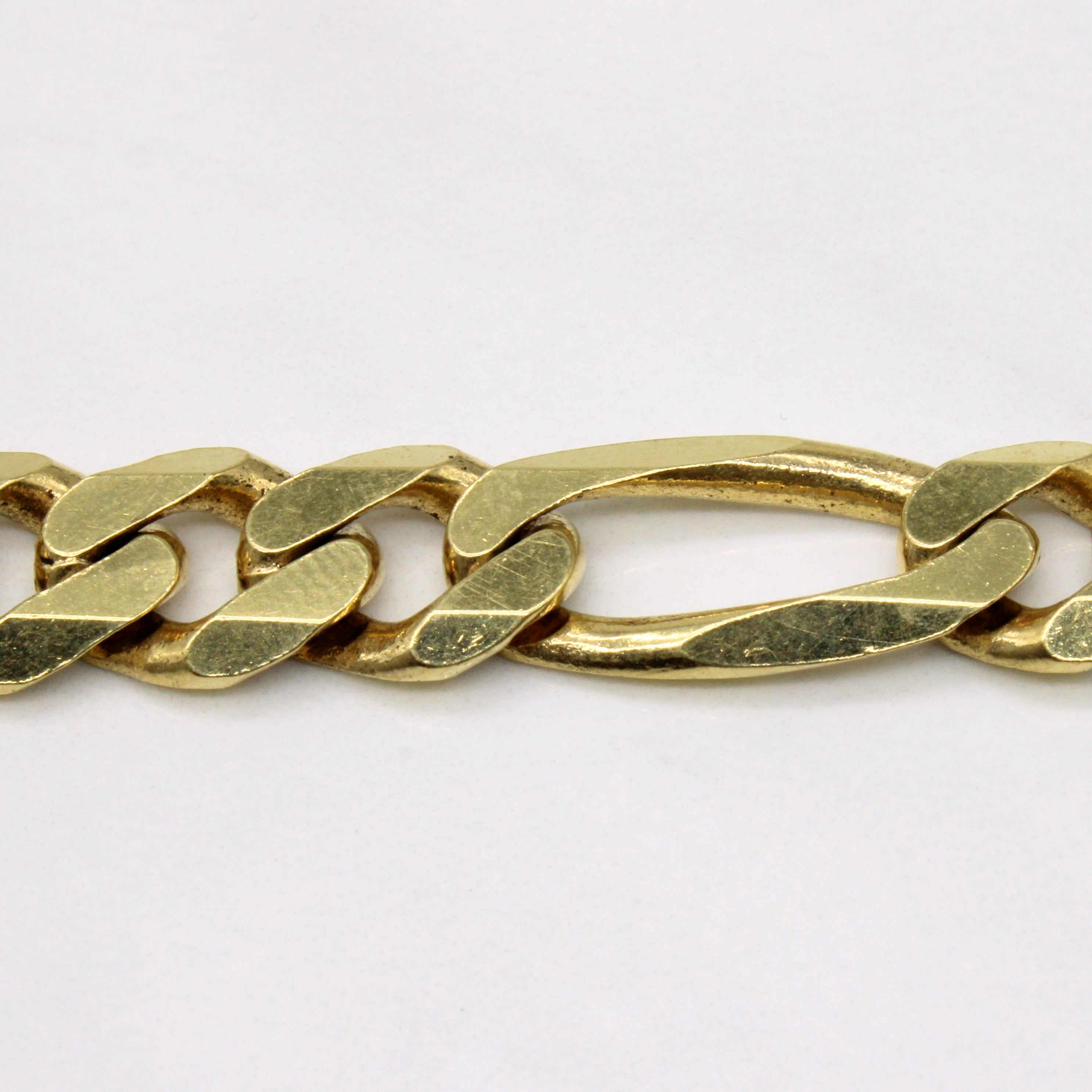 18k Yellow Gold Figarucci Link Bracelet | 8.5" |