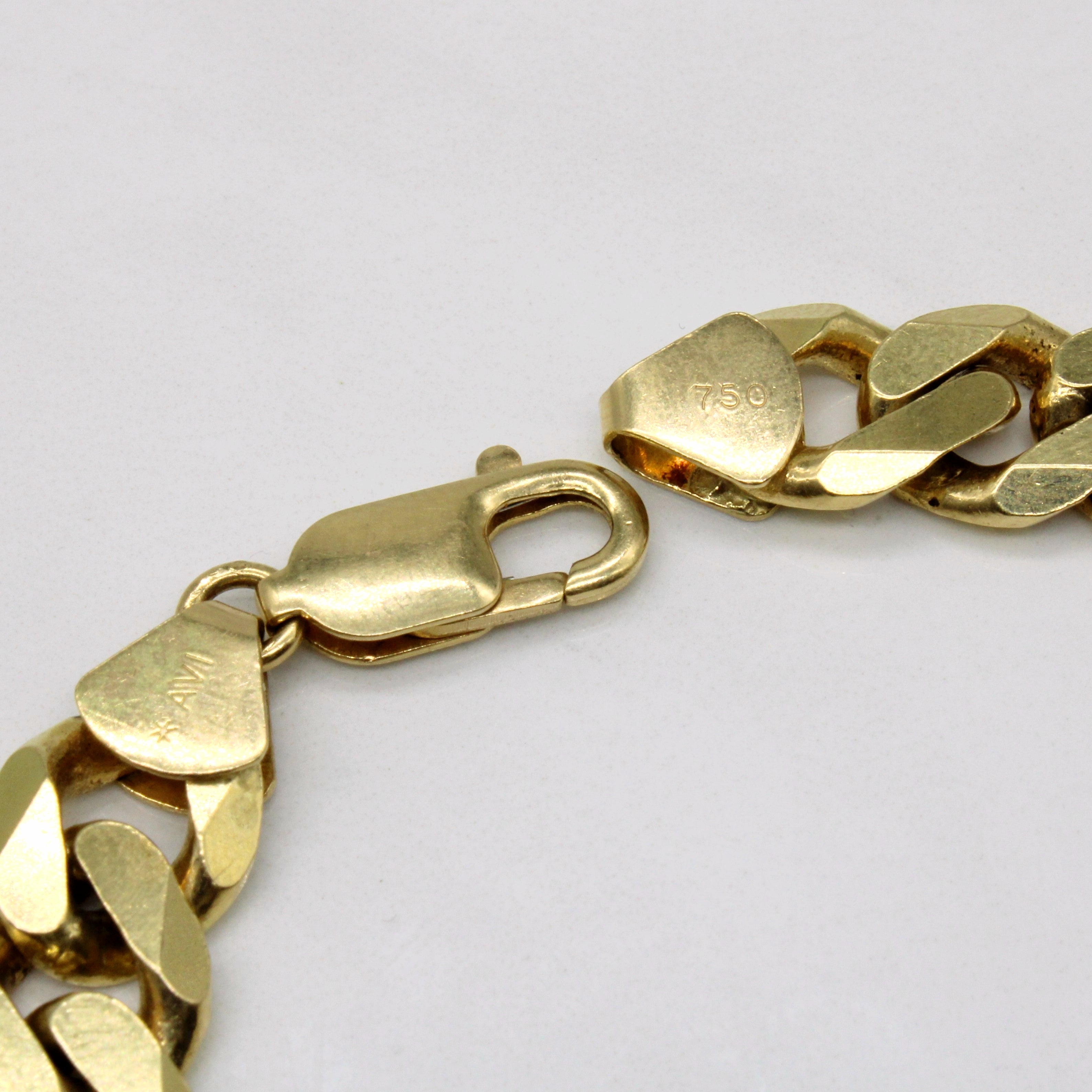 18k Yellow Gold Figarucci Link Bracelet | 8.5" |