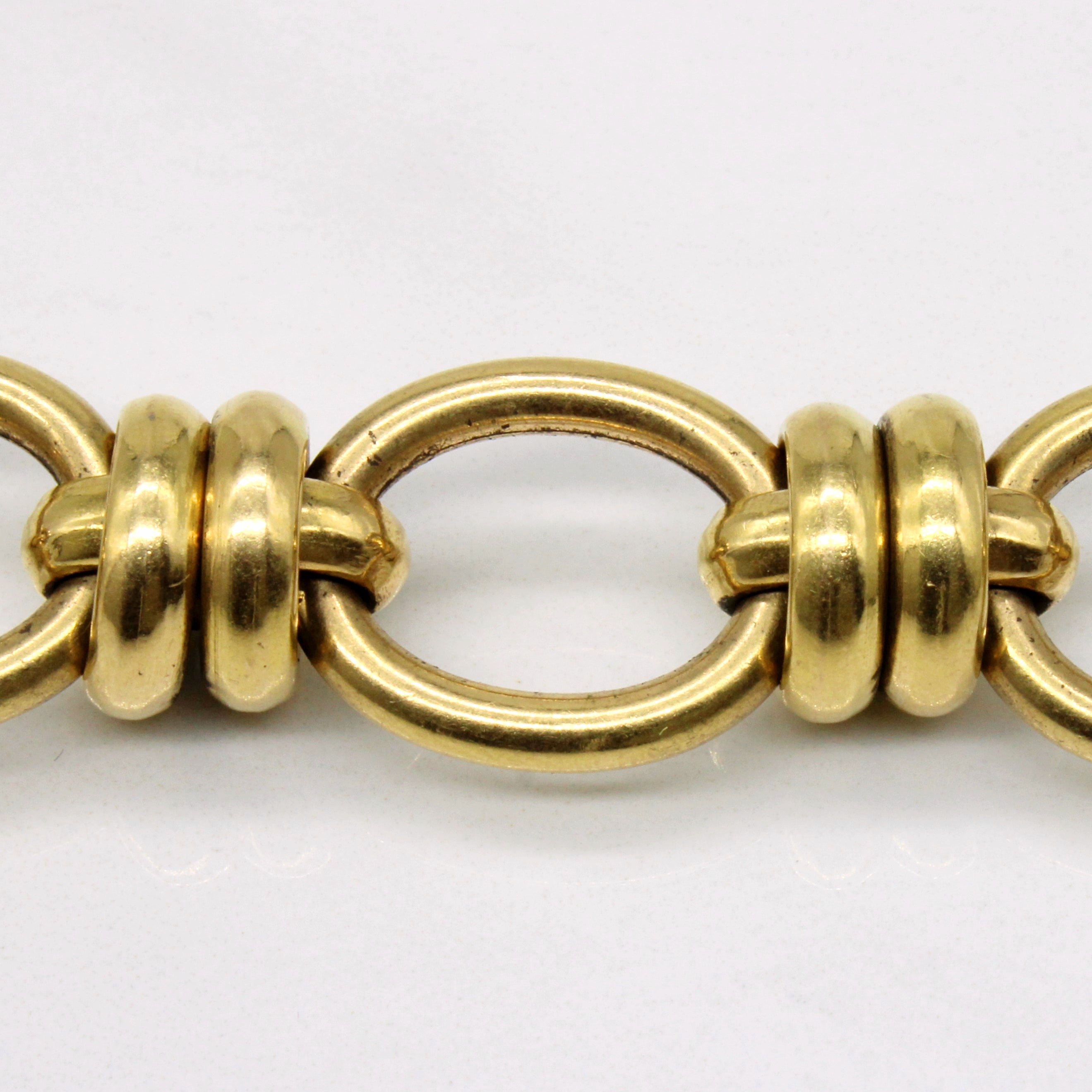 20k Yellow Gold Unique Link Bracelet | 8" |