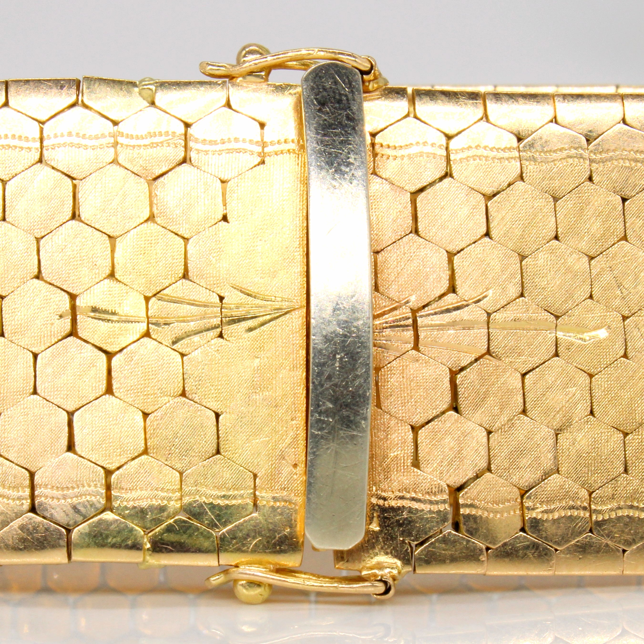 18k Two Tone Gold Bracelet | 7.5" |