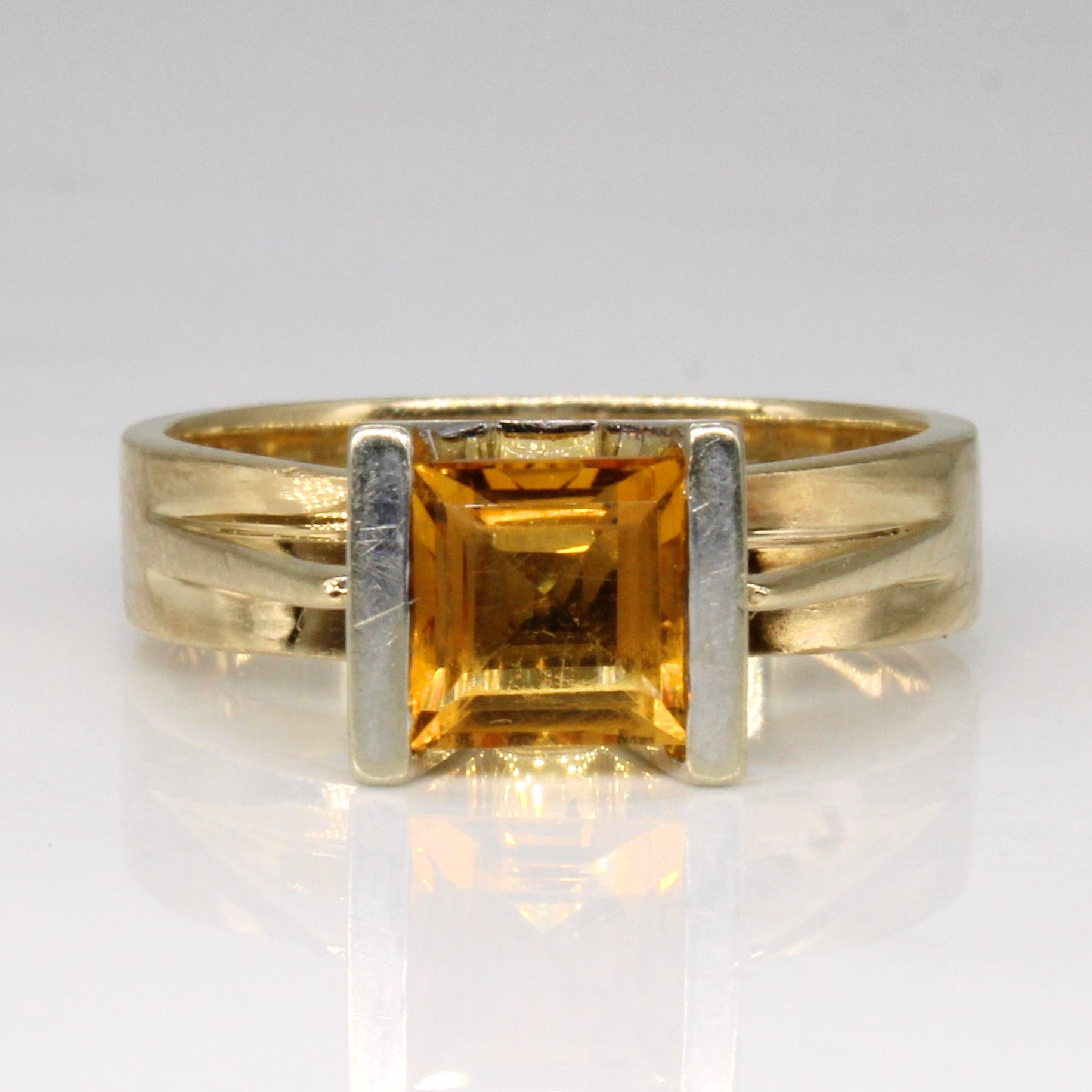 Citrine Cocktail Ring | 0.80ct | SZ 6.25 |