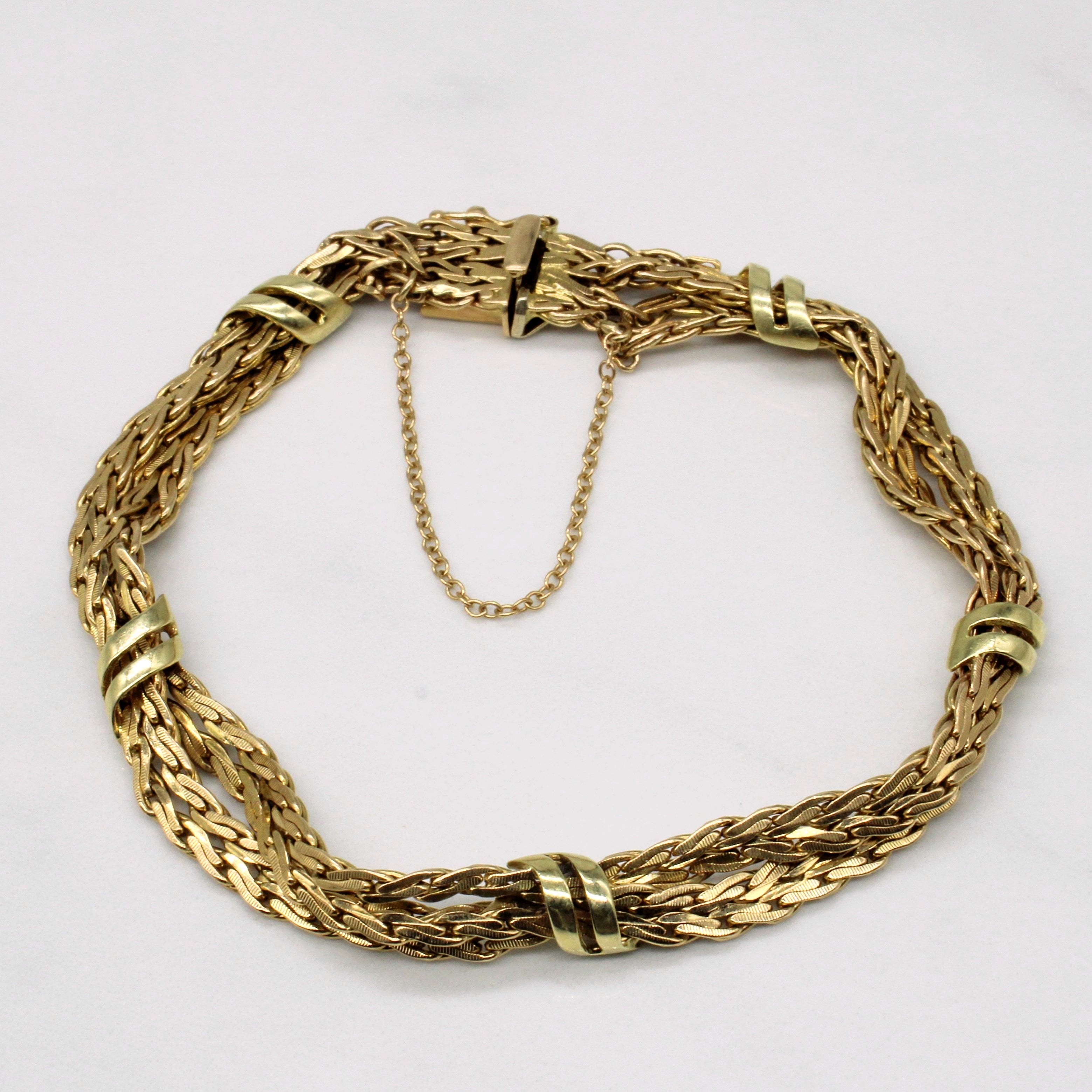 14k Yellow Gold Bracelet | 8" |