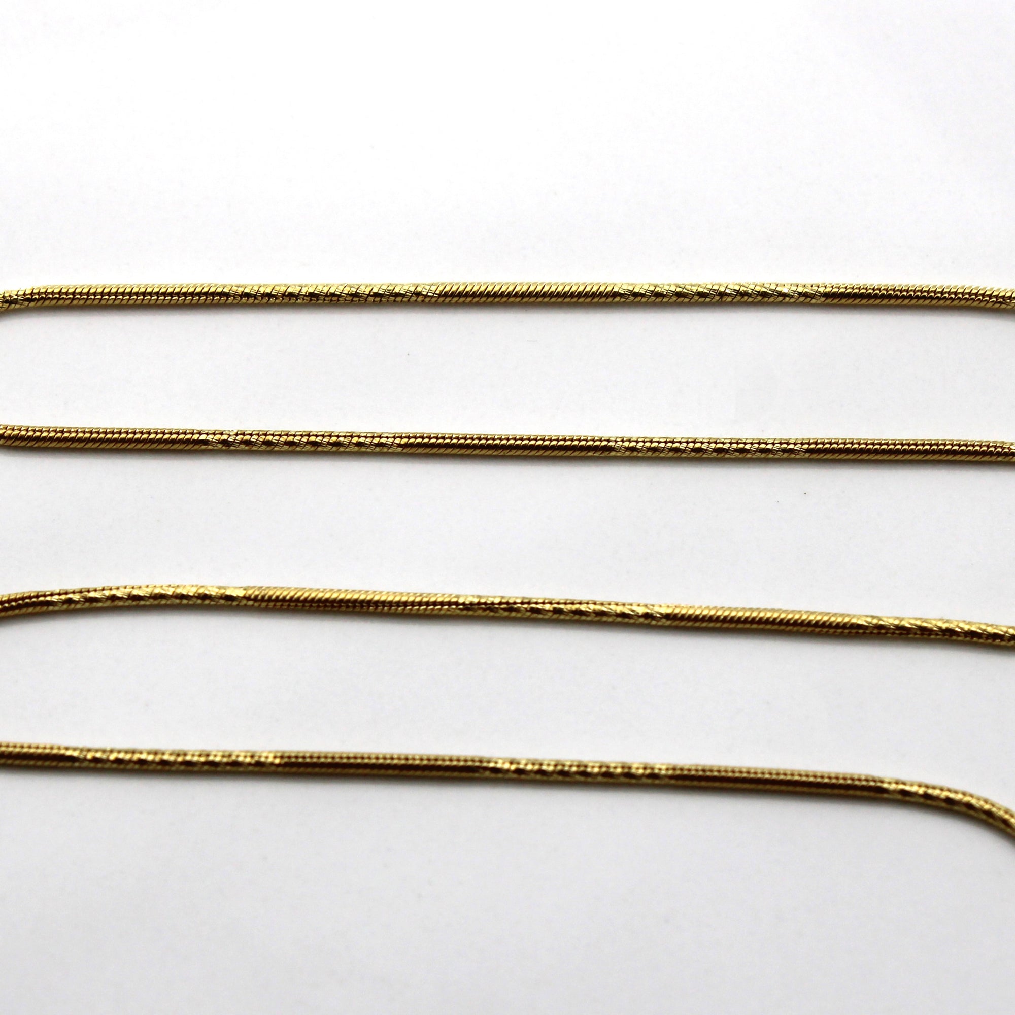 18k Yellow Gold Snake Chain | 18