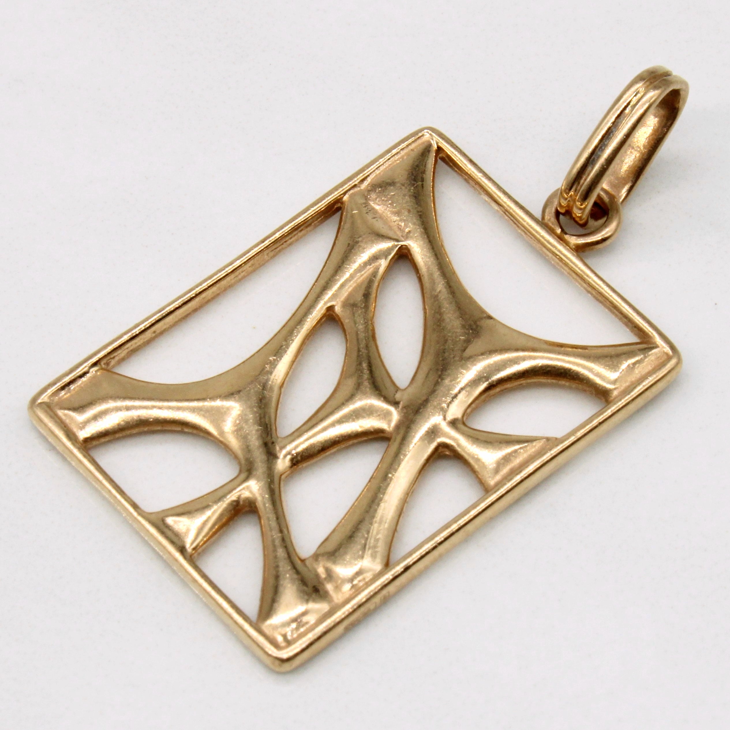 14k Yellow Gold Pendant