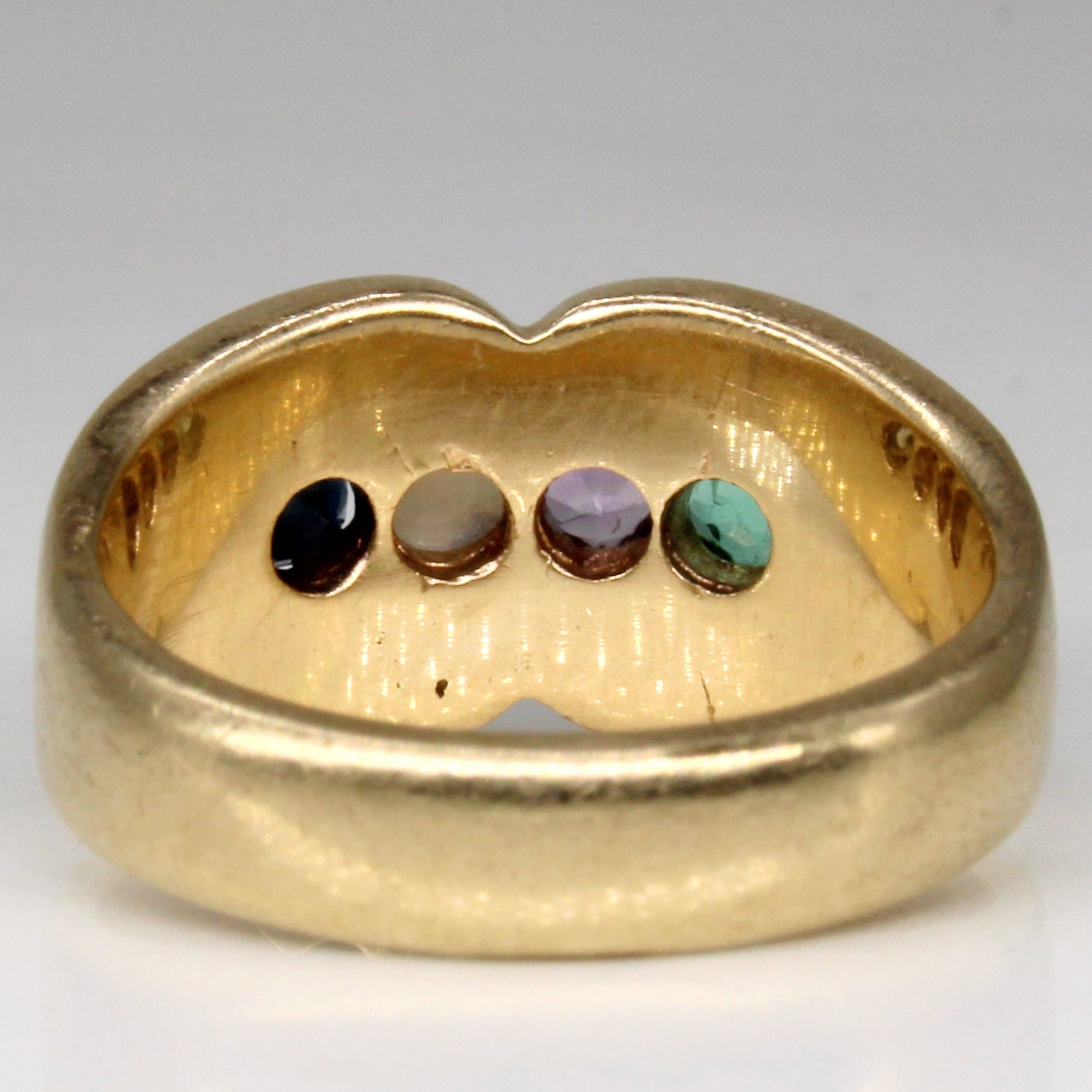 Bague multi-pierres à quatre pierres | 0,31 ct | Taille 5 |