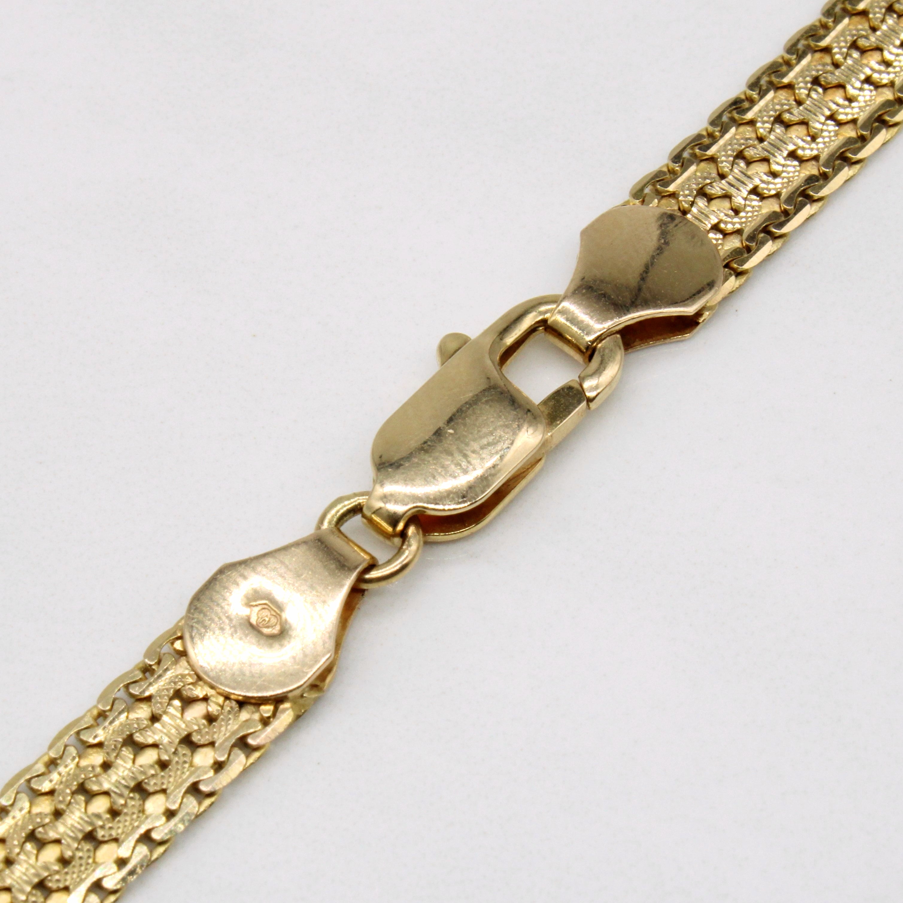 10k Yellow Gold Necklace | 17" |