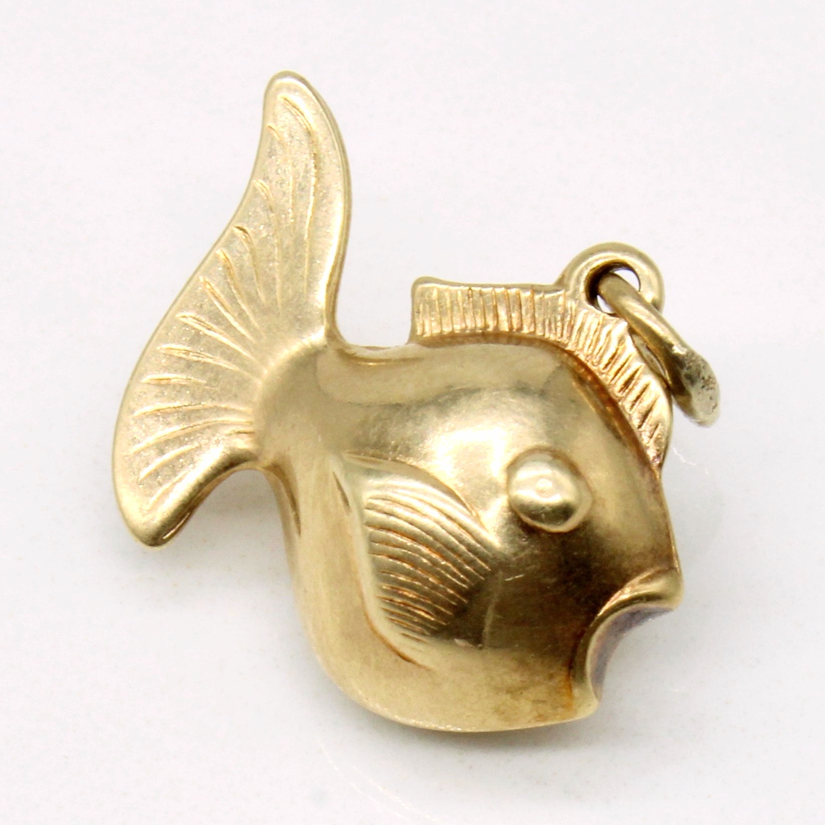 15k Yellow Gold Fish Charm