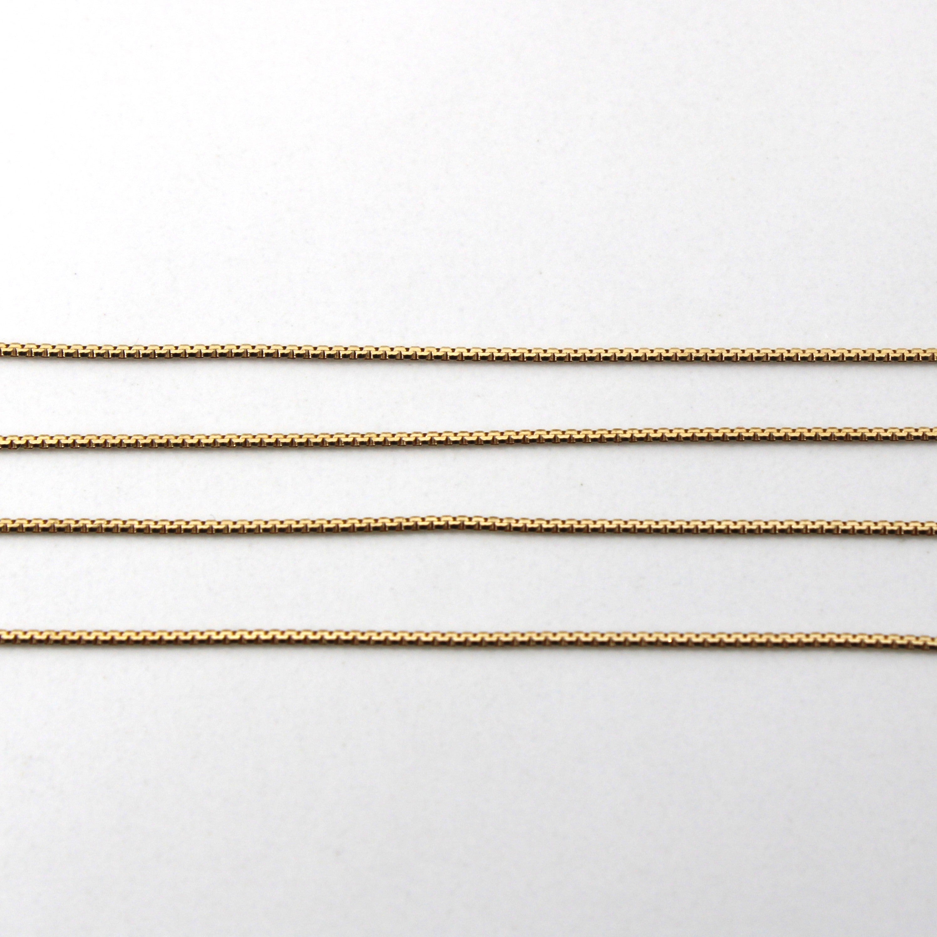 Chaîne serpentine en or jaune 10 carats | 61 cm |