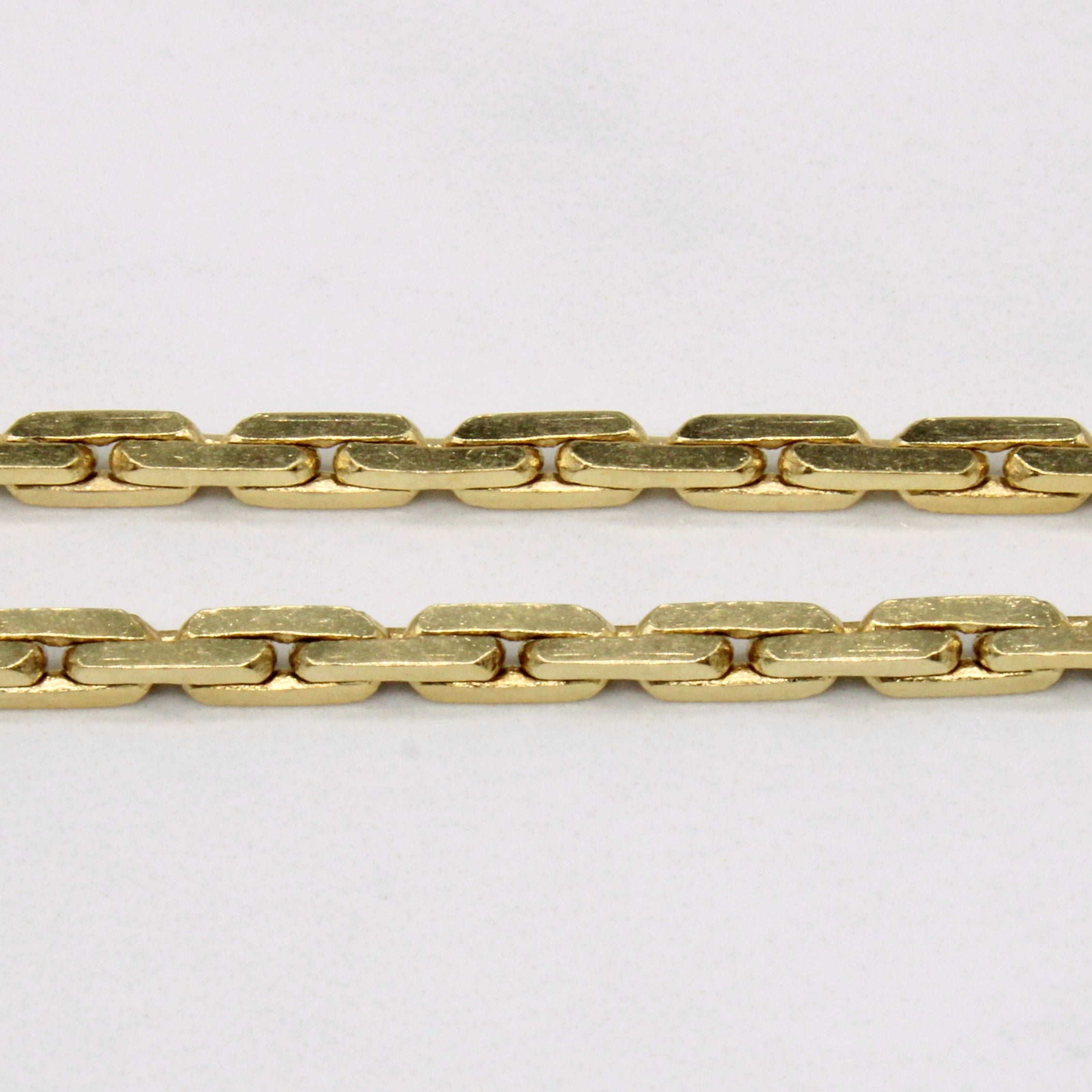 Italian 14k Yellow Gold Boston Link Chain | 20" |