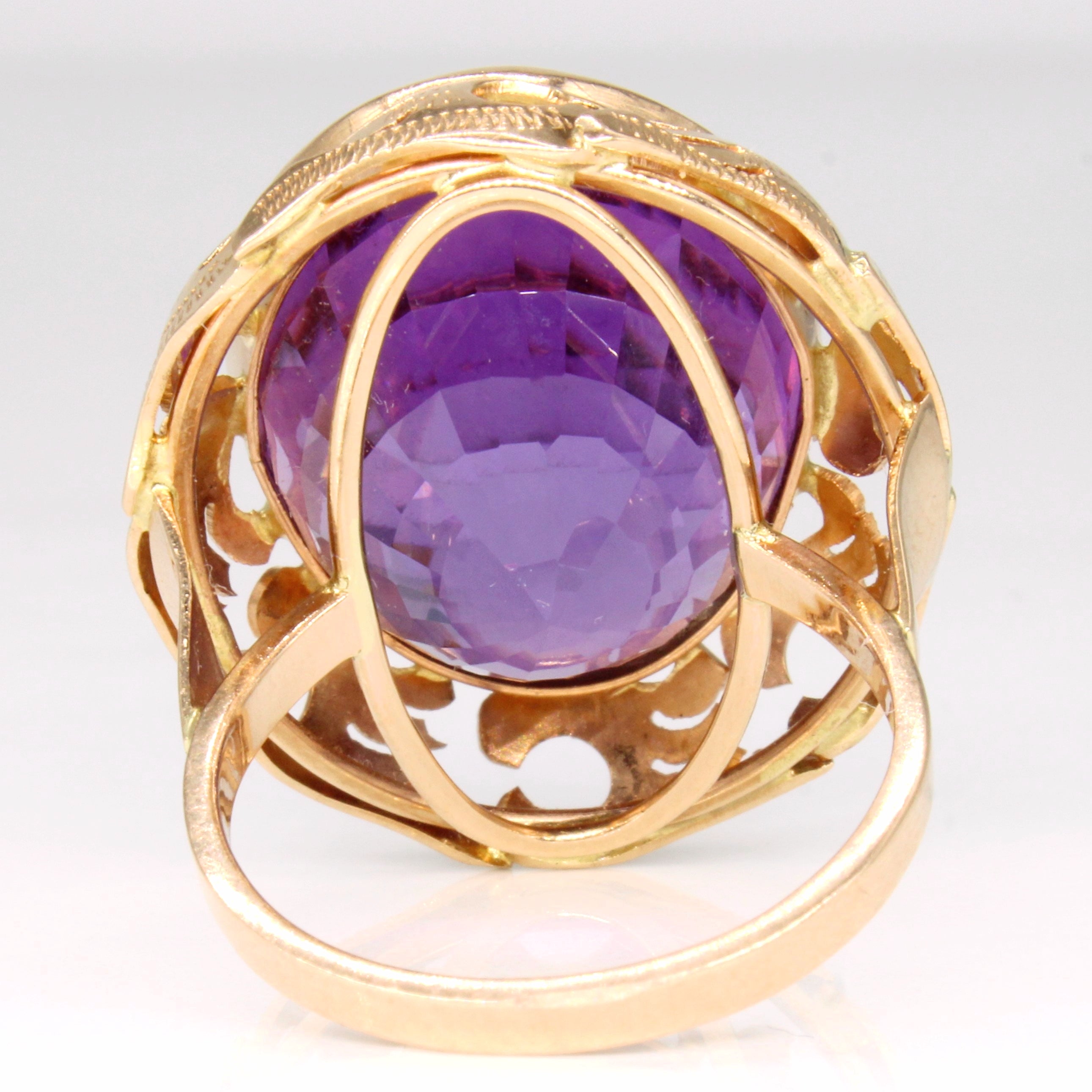 Amethyst Cocktail Ring | 25.00ct | SZ 7.75 |